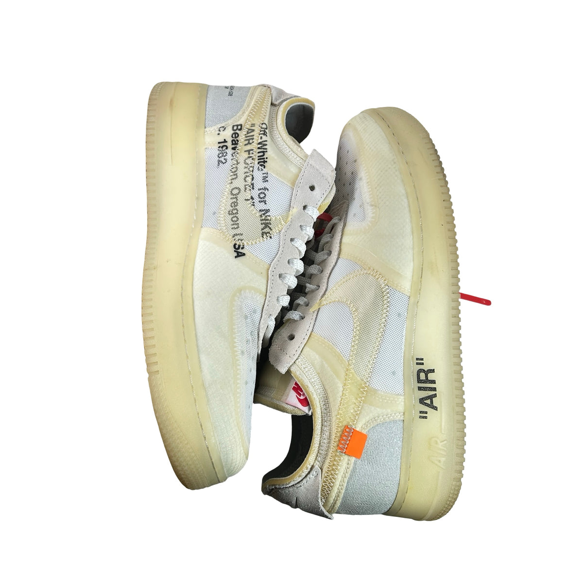 AO4606 100 Nike Air Force 1 Low Off-White [USED] - 10 M (Used2)