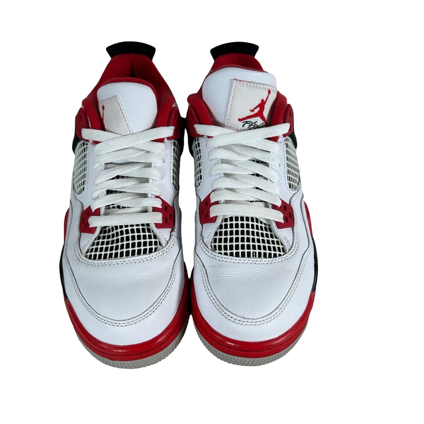 408452 160 Jordan 4 Retro Fire Red (2020) (GS) [USED] - 5.5 Y (Used2) (No Box2)