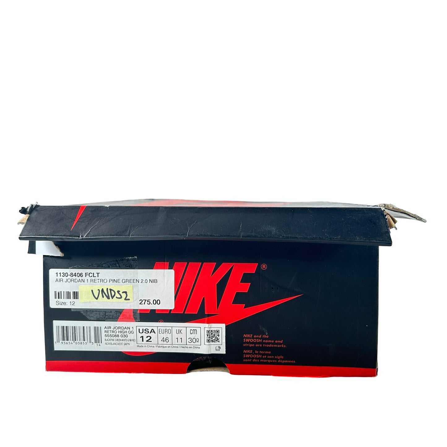 555088 030 Jordan 1 Pine Green 2.0 [USED] - 12 M (VNDS2)