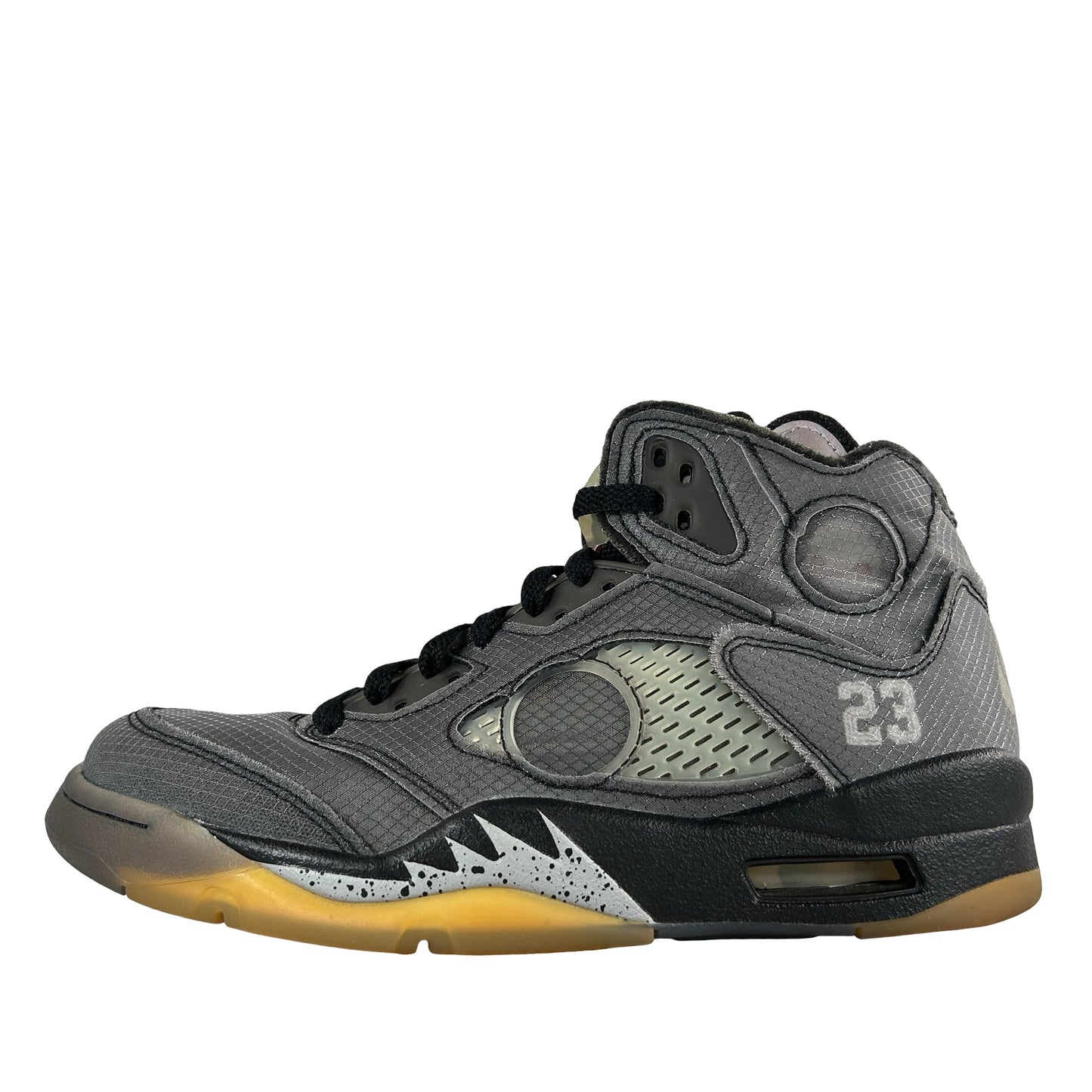 CT8480 001 Jordan 5 Blanco roto Negro