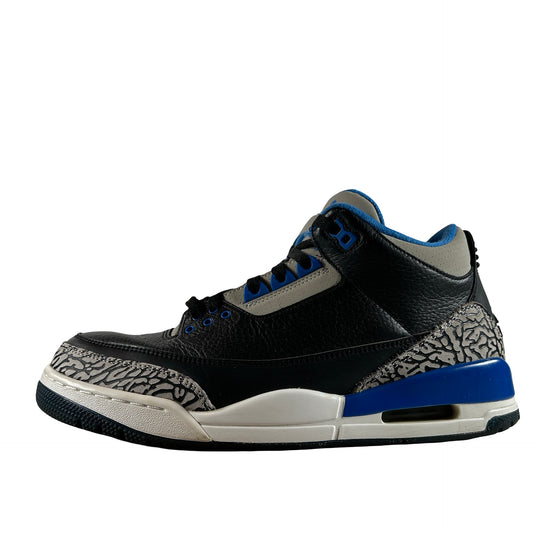 136064 007 Jordan 3 Retro Sport Blue [USED] - 10 M (Used)