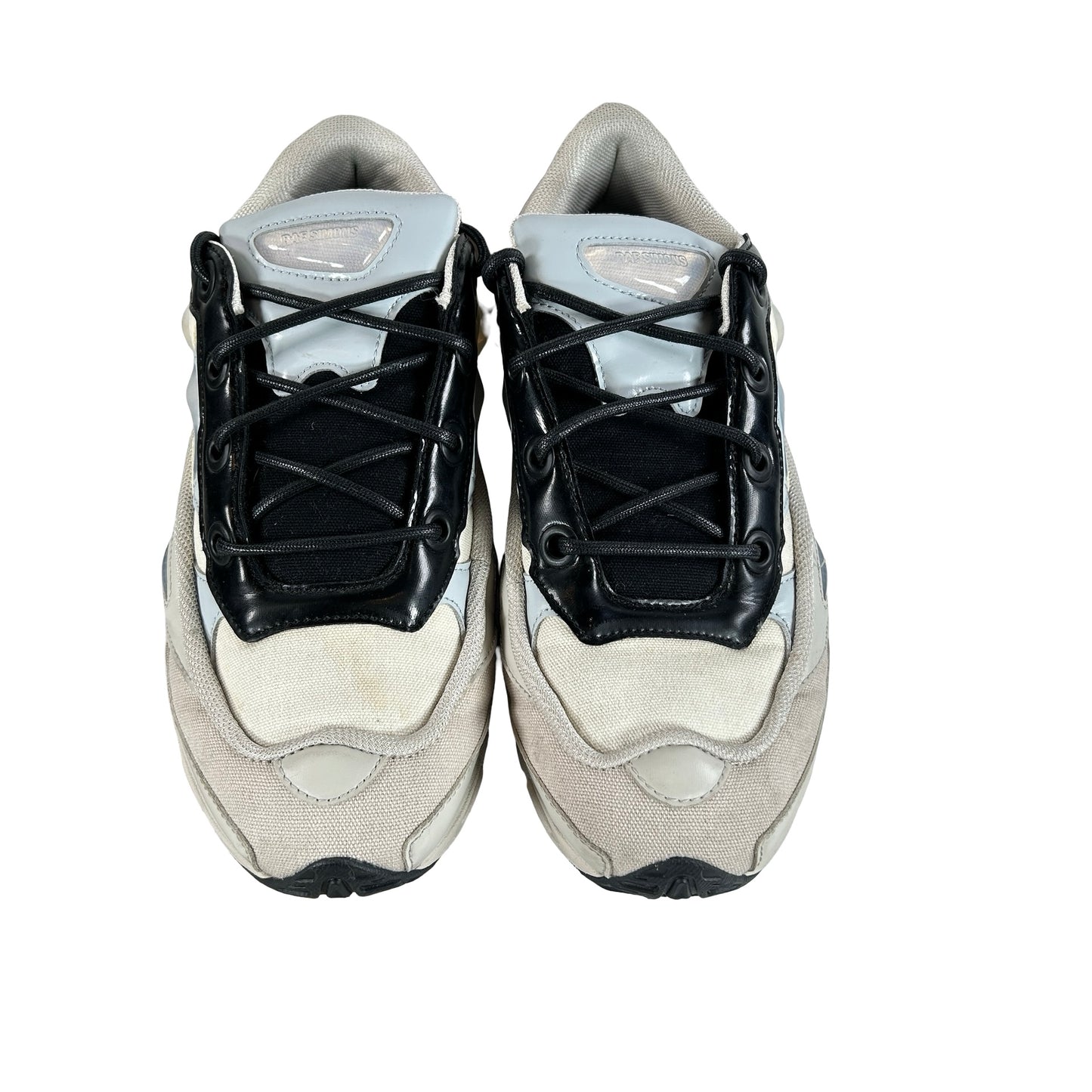 B22537 adidas Ozweego 3 Raf Simons Cream White Core Black [USED] - 9 M (Used)