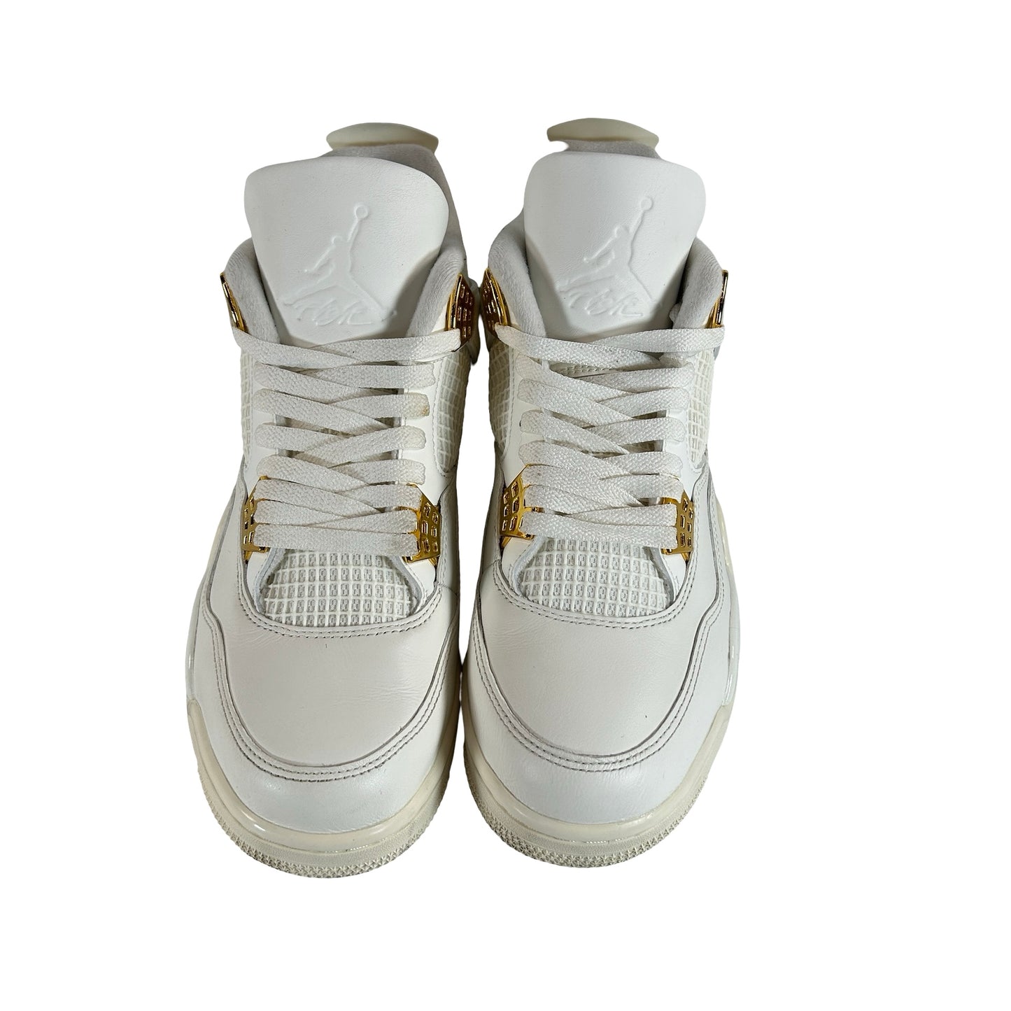 AQ9129 170 Jordan 4 Retro Metallic Gold (W) [USED] - 12 W (Used2)
