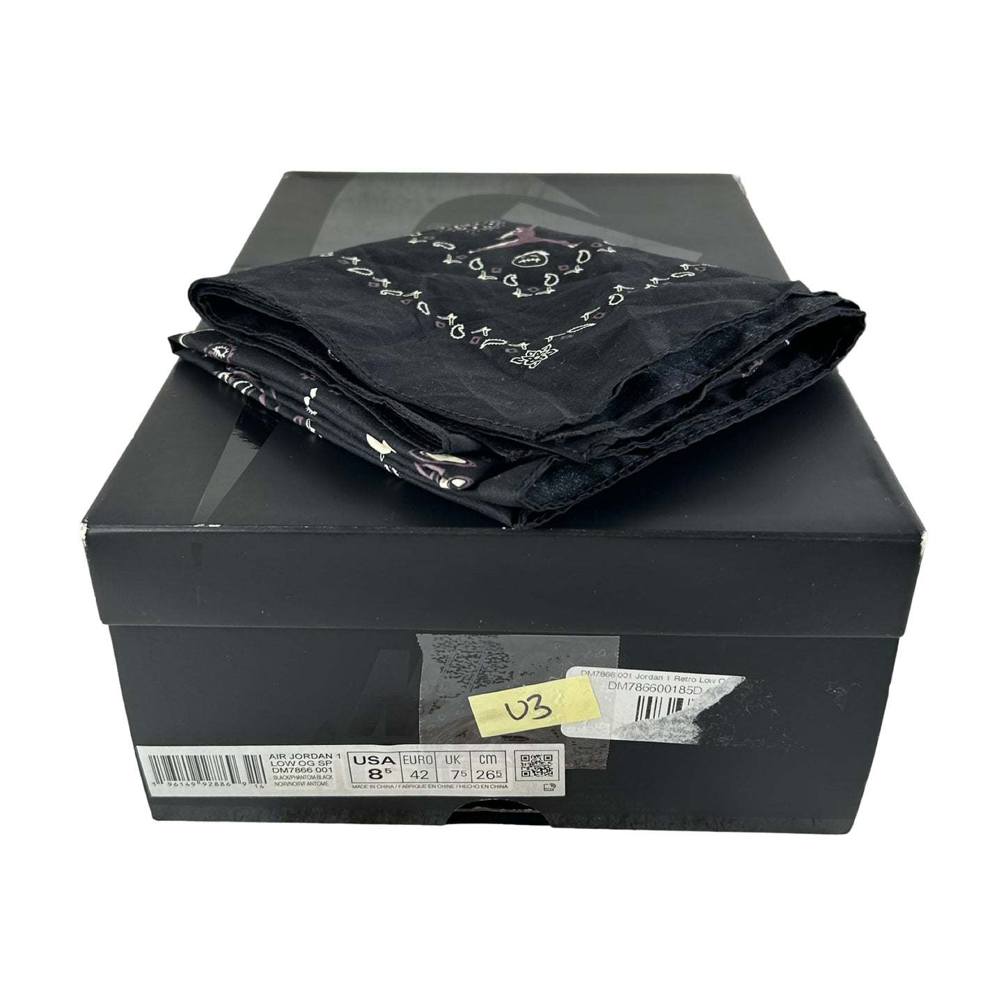 DM7866 001 Jordan 1 Retro Low OG Travis Scott Black Phantom [USED] - 8.5 M (Used3)