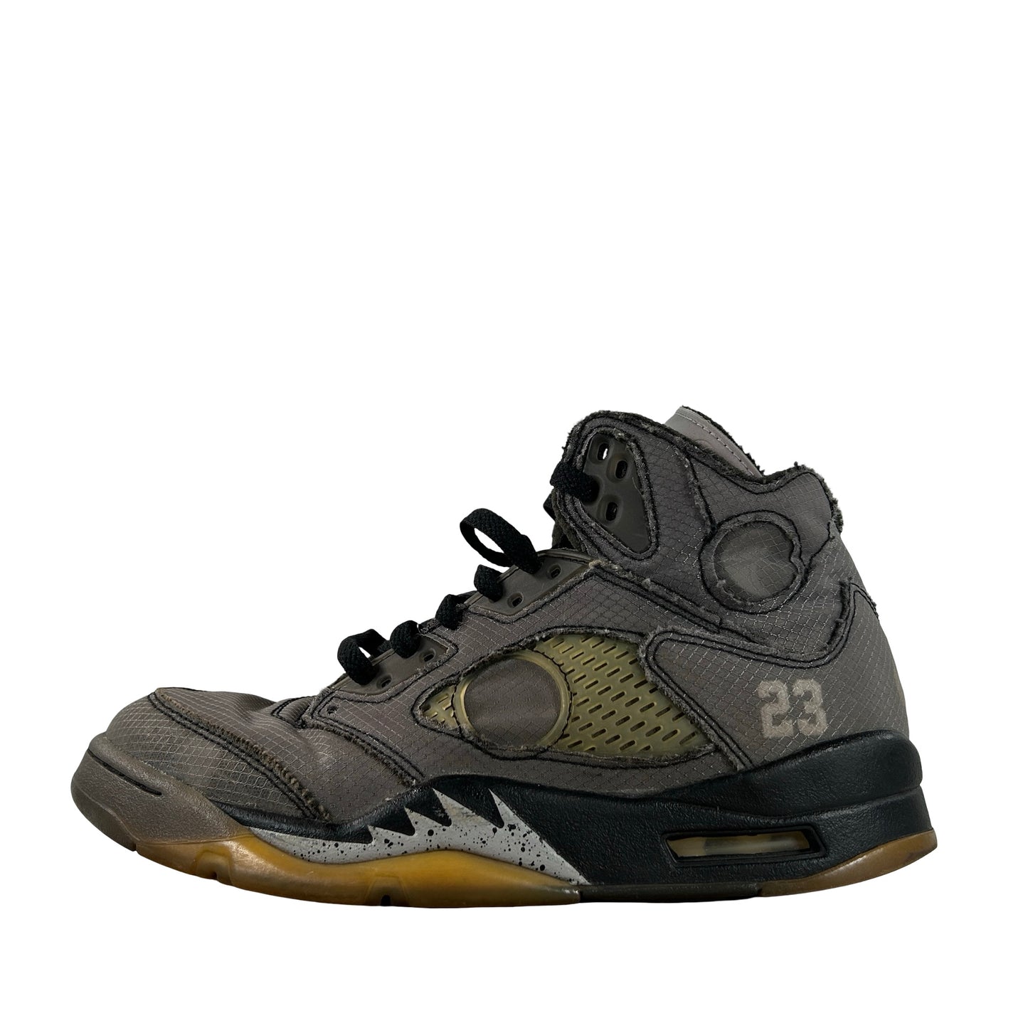 CT8480 001 Jordan 5 Off-White Black [USED] - 8 M (Used10)