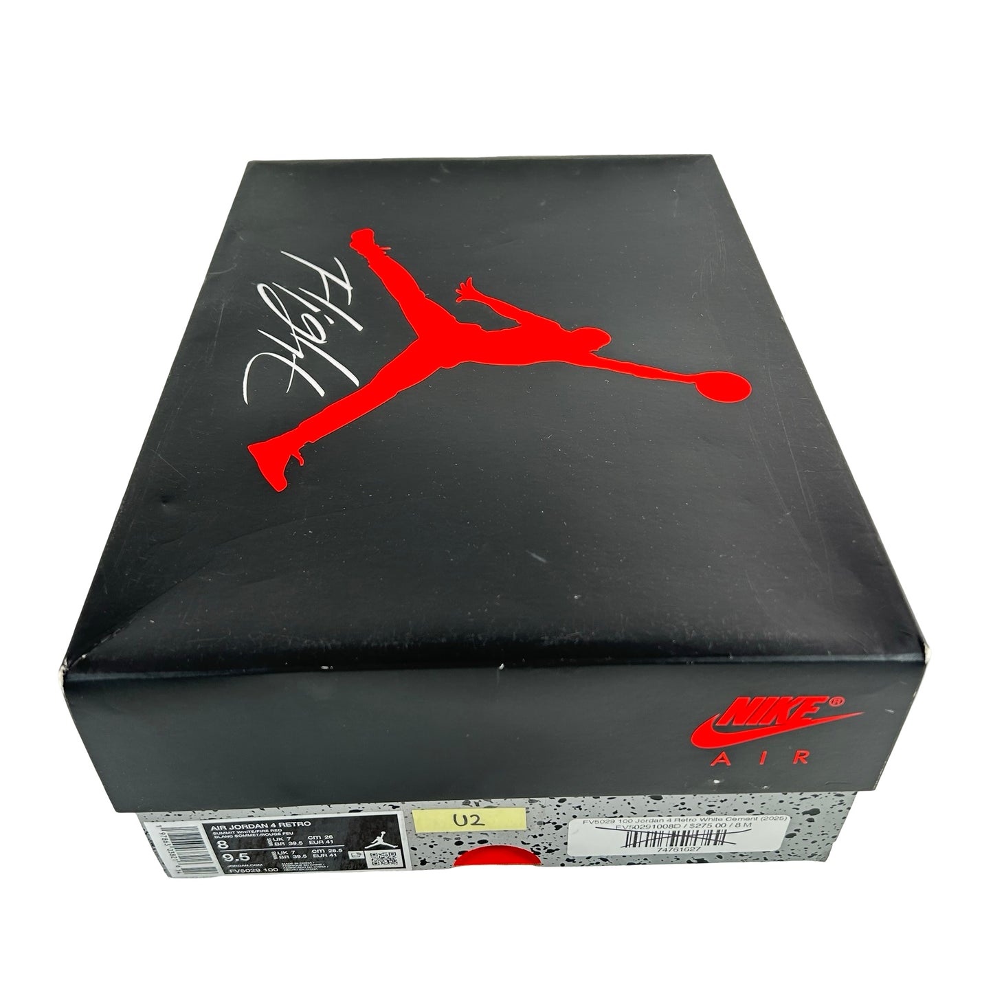 FV5029 100 Jordan 4 Retro White Cement (2025) [USED] - 8 M (Used2)