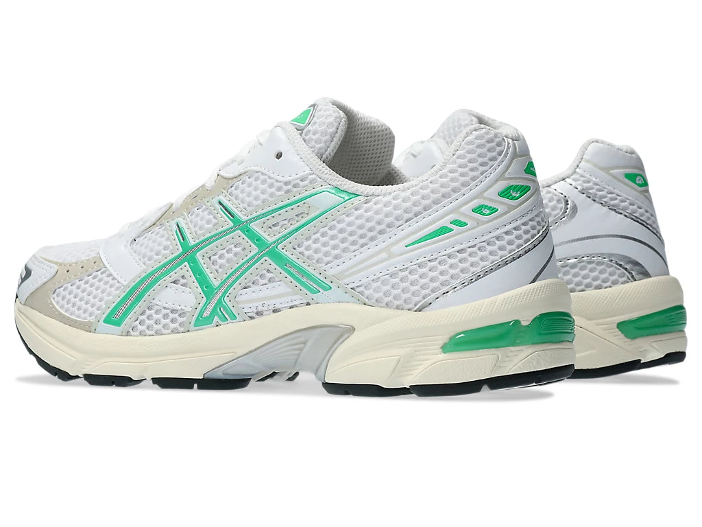 1202A164 114 ASICS Gel-1130 White Malachite Green Off White Midsole (Women's)