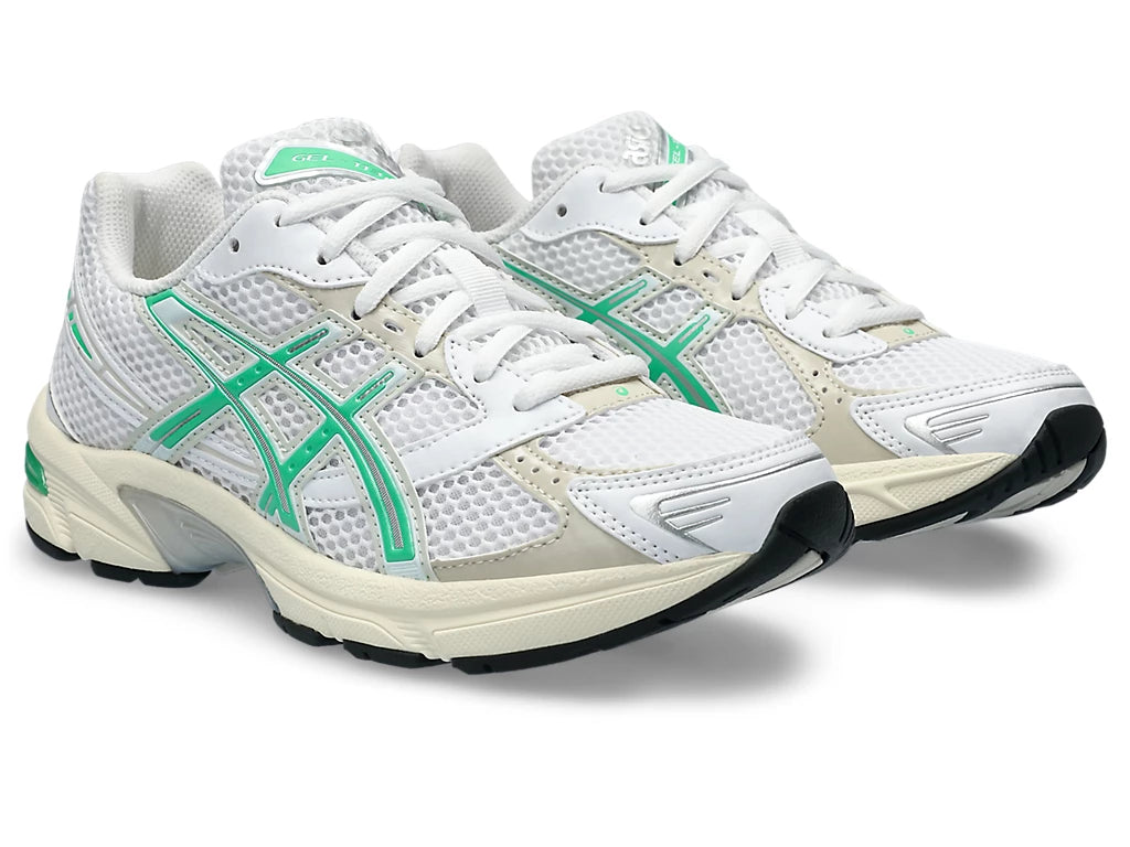 1202A164 114 ASICS Gel-1130 White Malachite Green Off White Midsole (Women's)