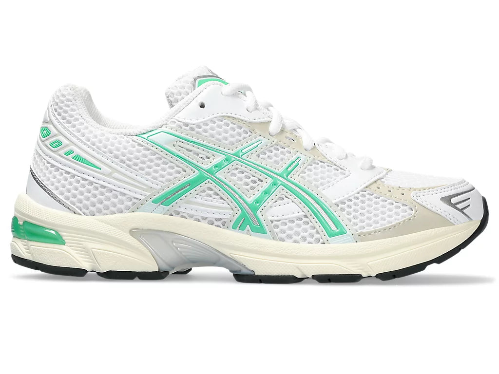 1202A164 114 ASICS Gel-1130 White Malachite Green Off White Midsole (Women's)