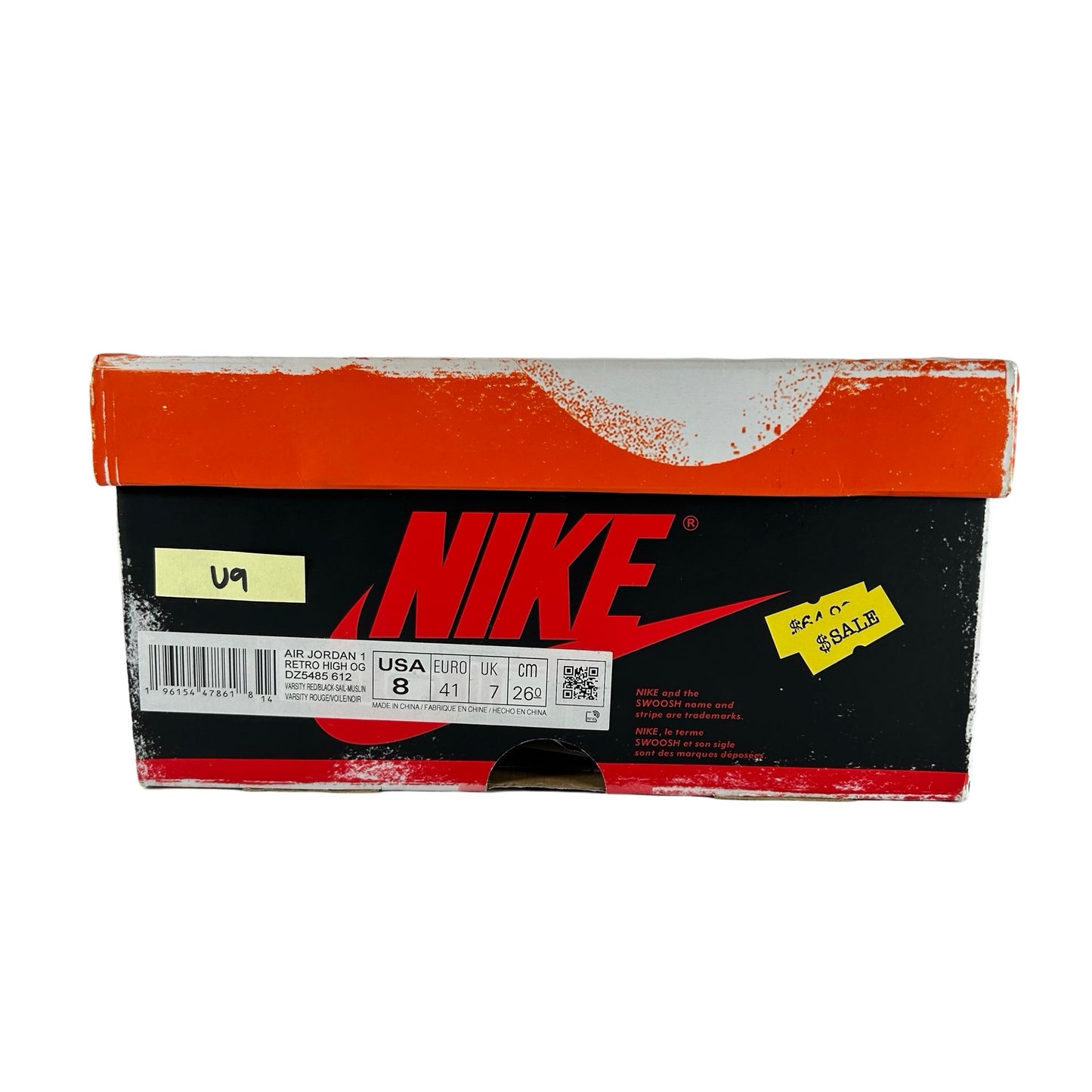 DZ5485 612 Jordan 1 Retro High OG Chicago Lost And Found [USED] - 8 M (Used9)