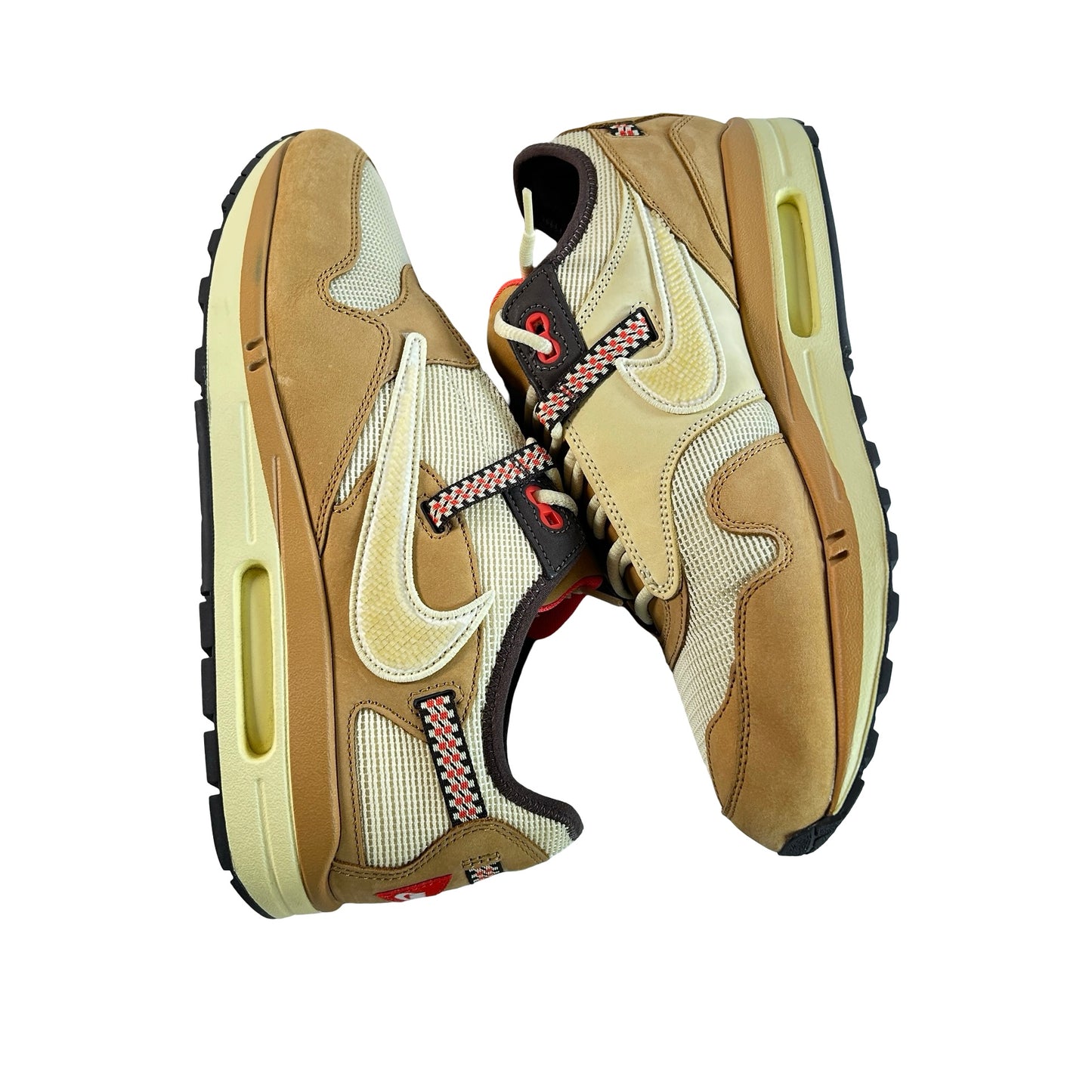 DO9392 701 Nike Air Max 1 Travis Scott Cactus Jack Wheat Lemon Drop [USED] - 12 M (Used)