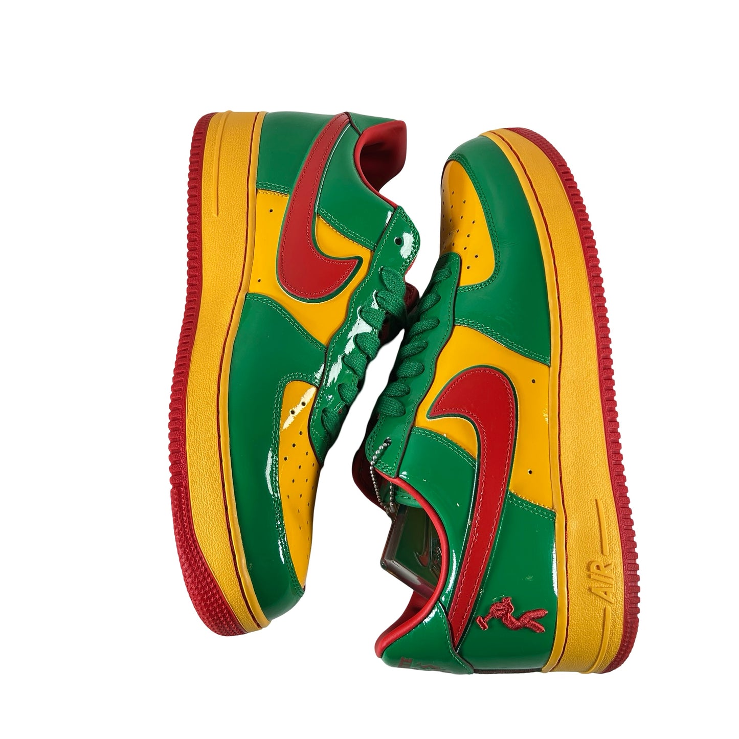 IH4383 300 Nike Air Force 1 Low Lil Yachty Concrete Boys Lucky Green [USED] - 13 M (Used)