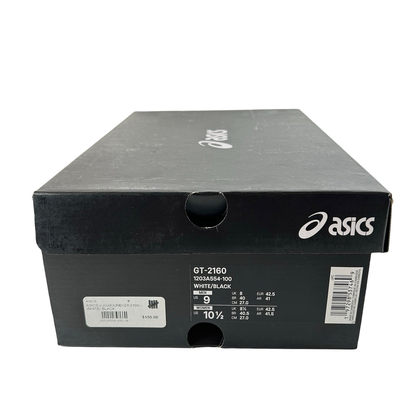 1203A554 100 ASICS GT-2160 JJJJound White [USED] - 9 M (Used)