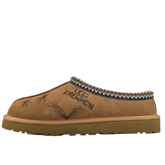 JonBoy x UGG Tasman Slipper Chestnut Erewhon Palm Trees