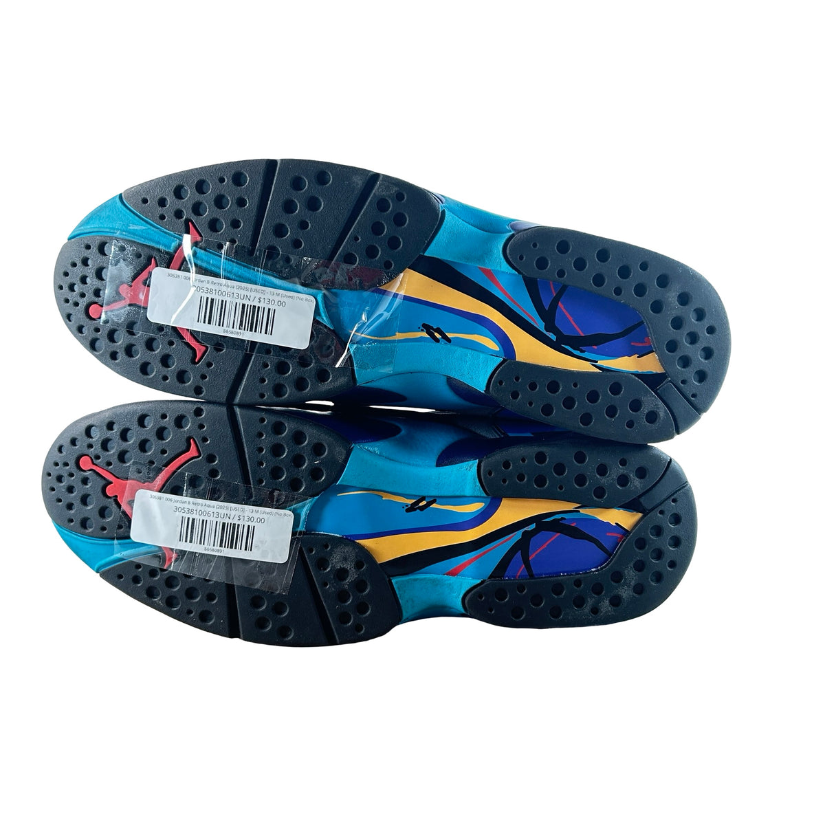 305381 006 Jordan 8 Retro Aqua (2025) [USED] - 13 M (Used) (No Box)