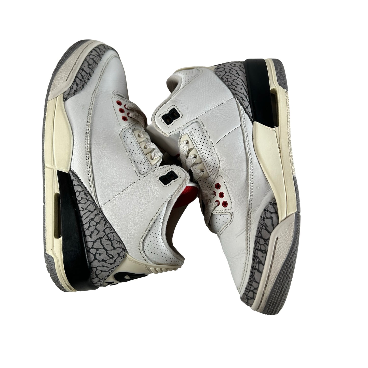 DN3707 100 Jordan 3 Retro White Cement Reimagined [USED] - 5.5 M (Used) (No Box)