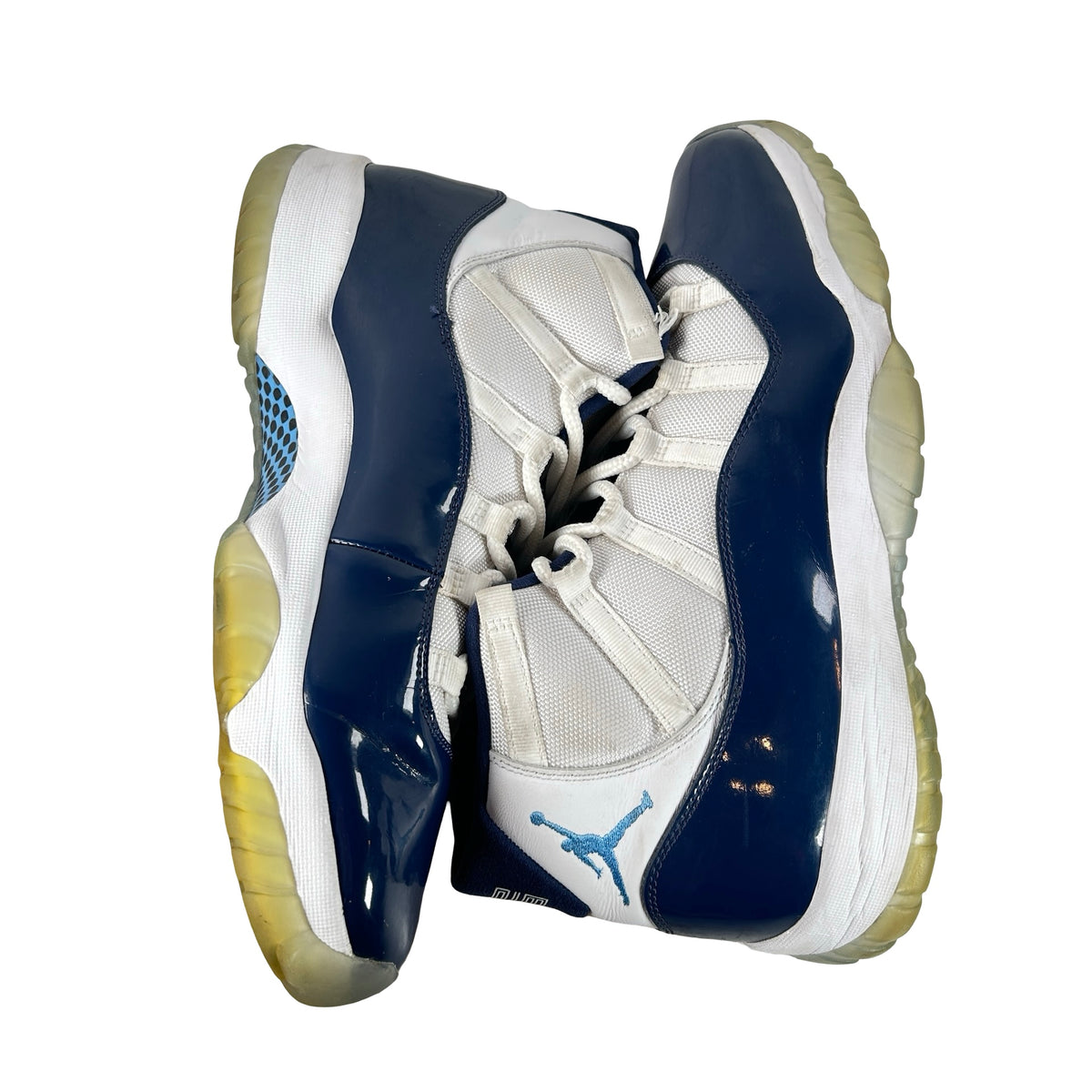 378037 123 Jordan 11 Retro UNC Win Like 82 [USED] - 14 M (Used) (No Box)