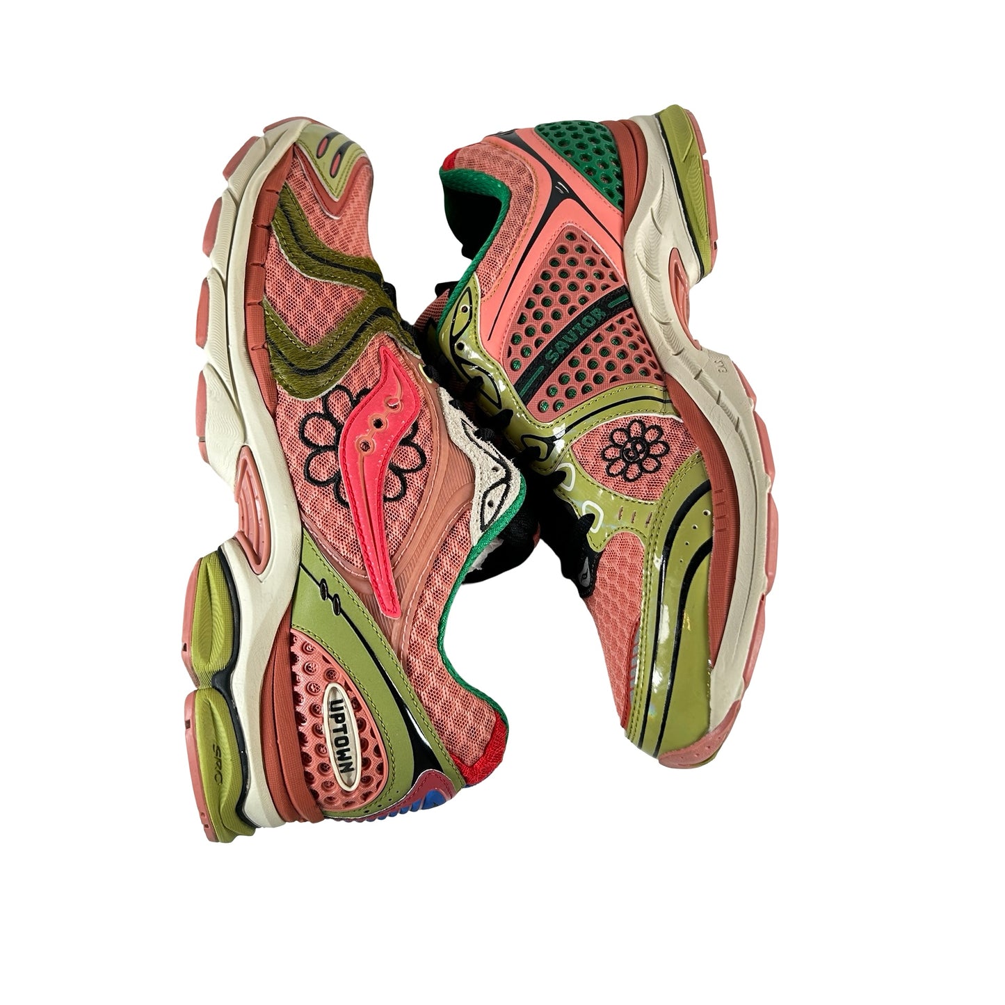 S70966 2 Saucony ProGrid Triumph 4 Jae Tips Flowers Grow Uptown Virginia Creeper [USED] - 11 M (Used)