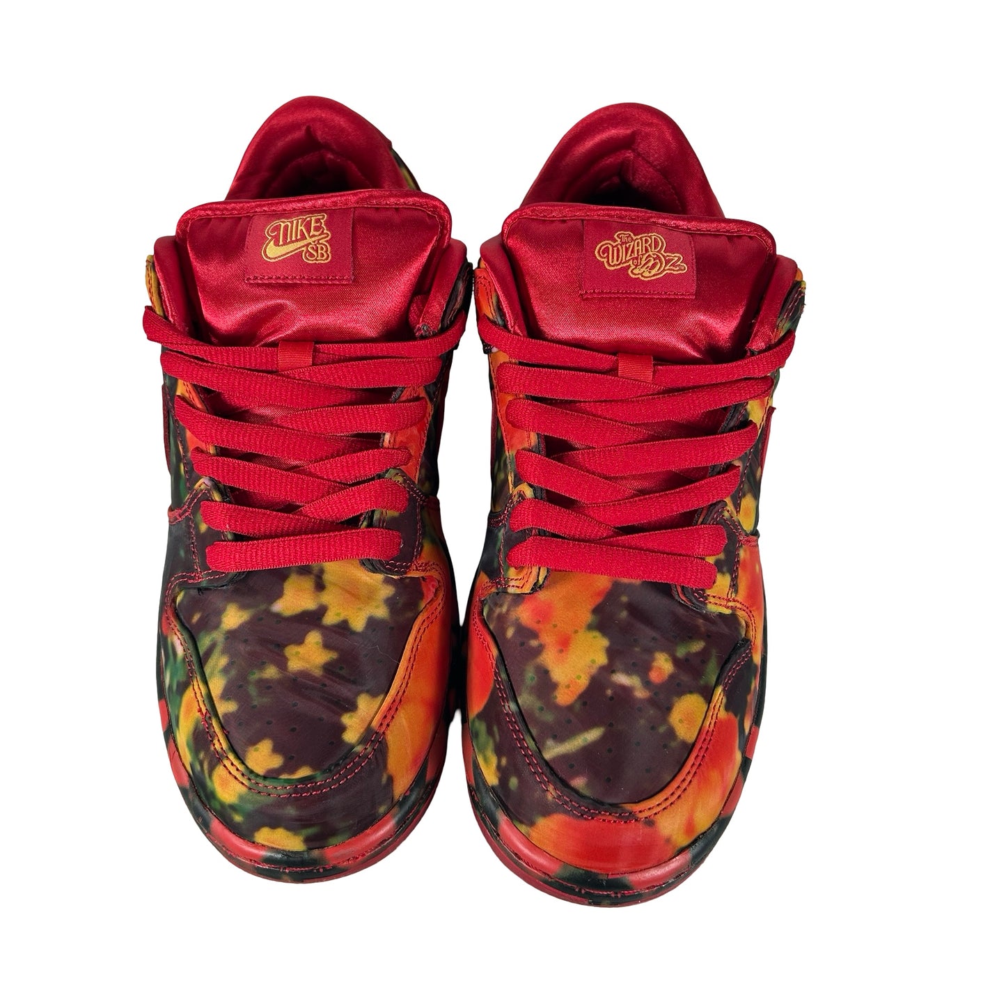 FZ1291 600 Nike SB Dunk Low The Wizard of Oz Poppy Field [USED] - 9 M (Used2)