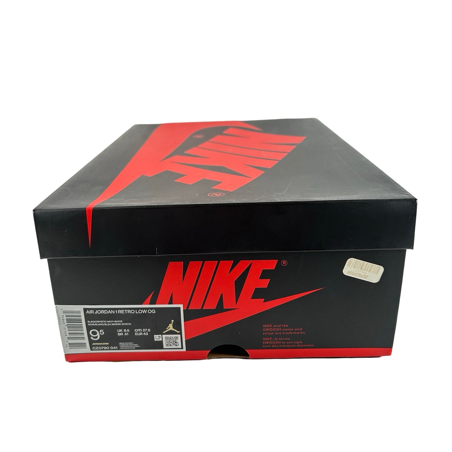 CZ0790 041 Jordan 1 Retro Low OG Mystic Navy [USED] - 9.5 M (Used)