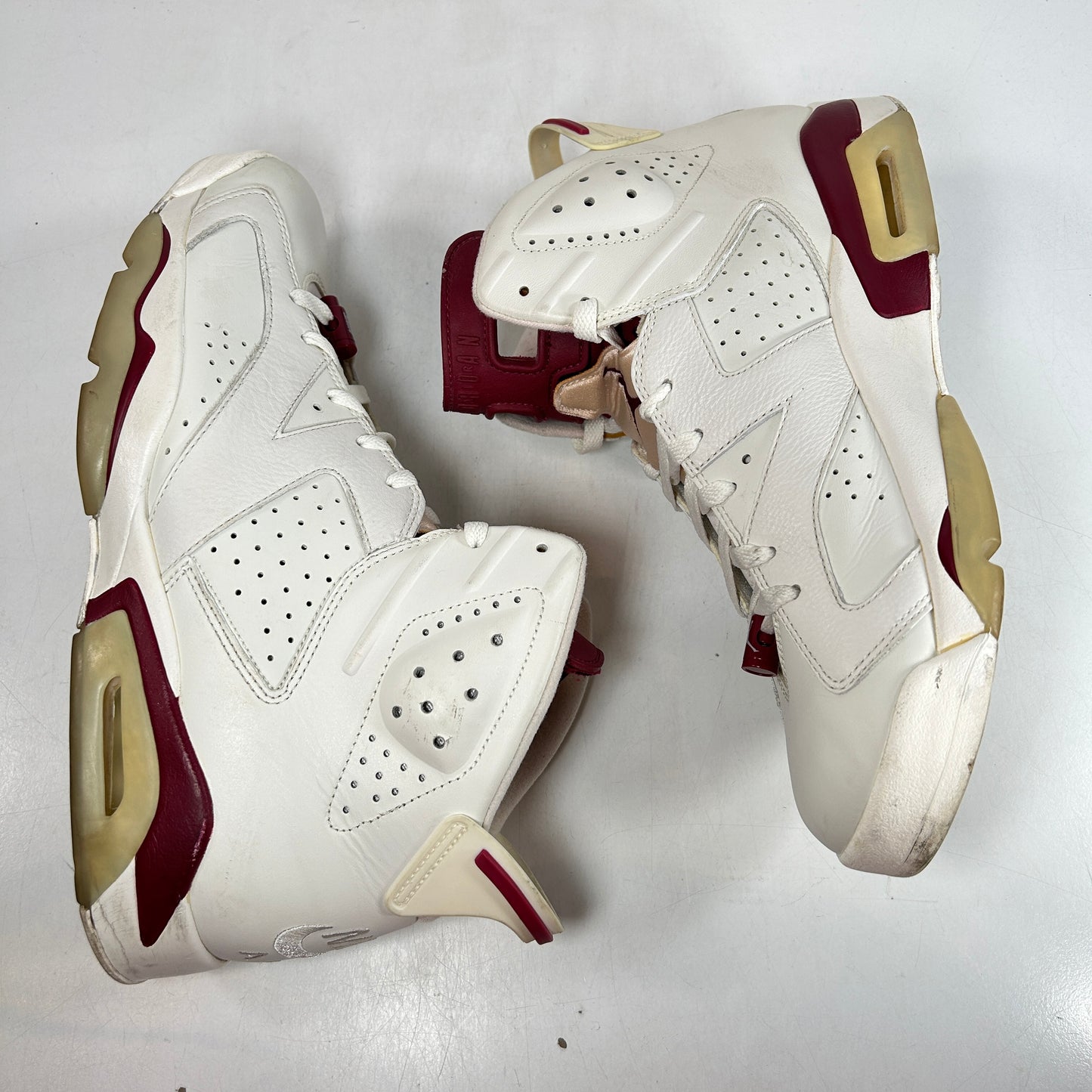 384664 116 Jordan 6 Maroon [USED] - 13 M (Used) (No Box2)