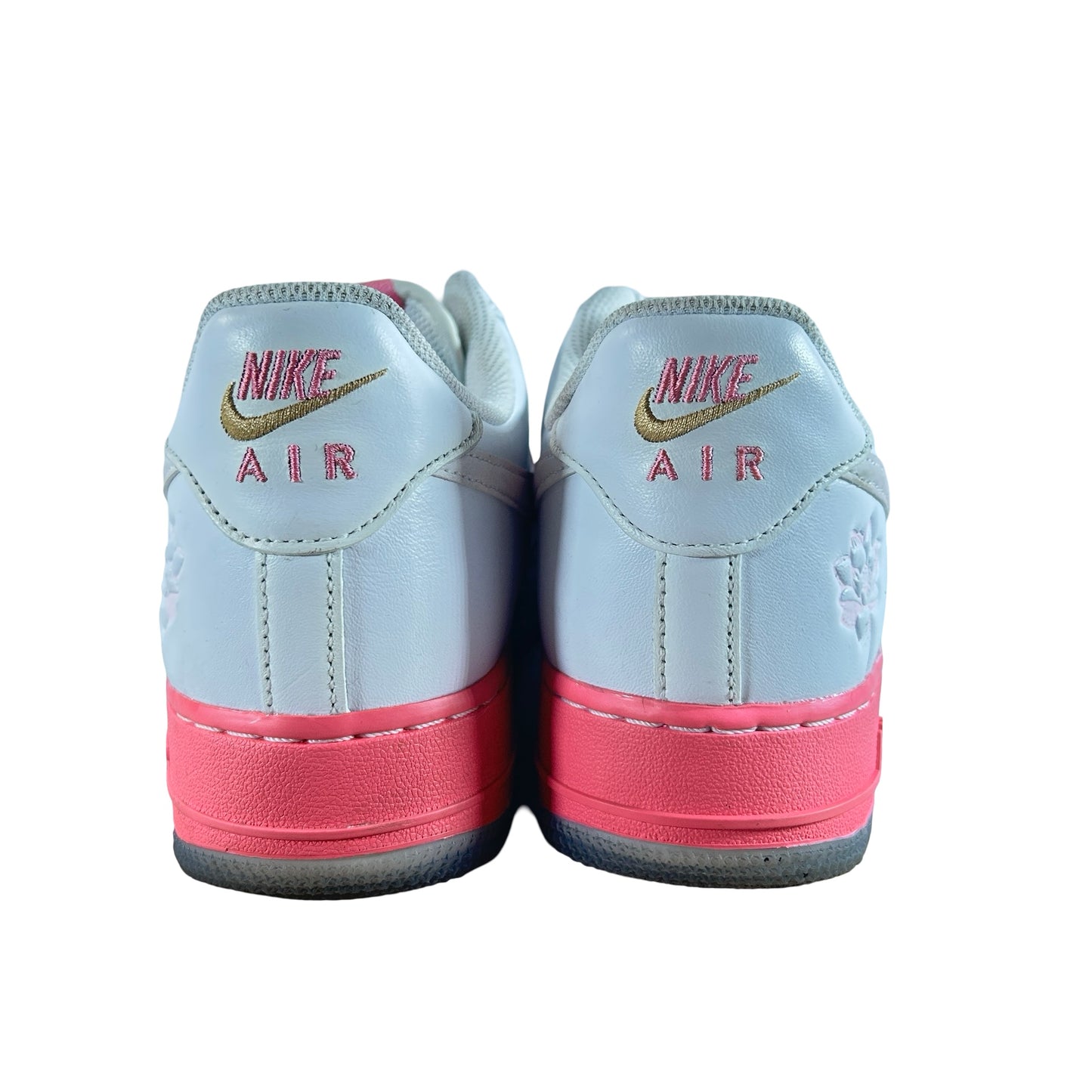 FD0778 100 Nike Air Force 1 Low '07 PRM San Francisco Chinatown Lotus Flower [USED] - 8 M (Used) (No Box)