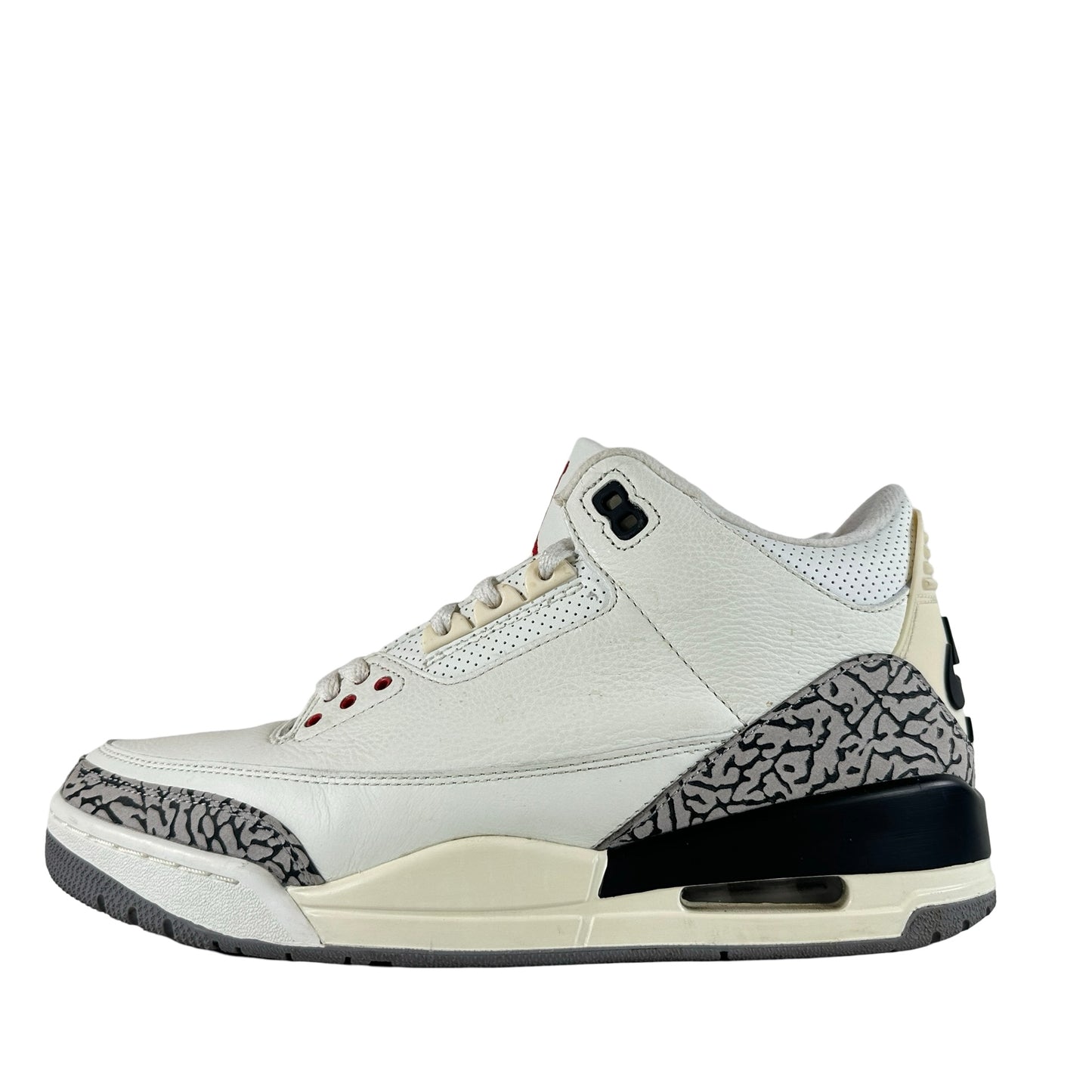 DN3707 100 Jordan 3 Retro White Cement Reimagined [USED] - 9.5 M (Used2) (No Box2)