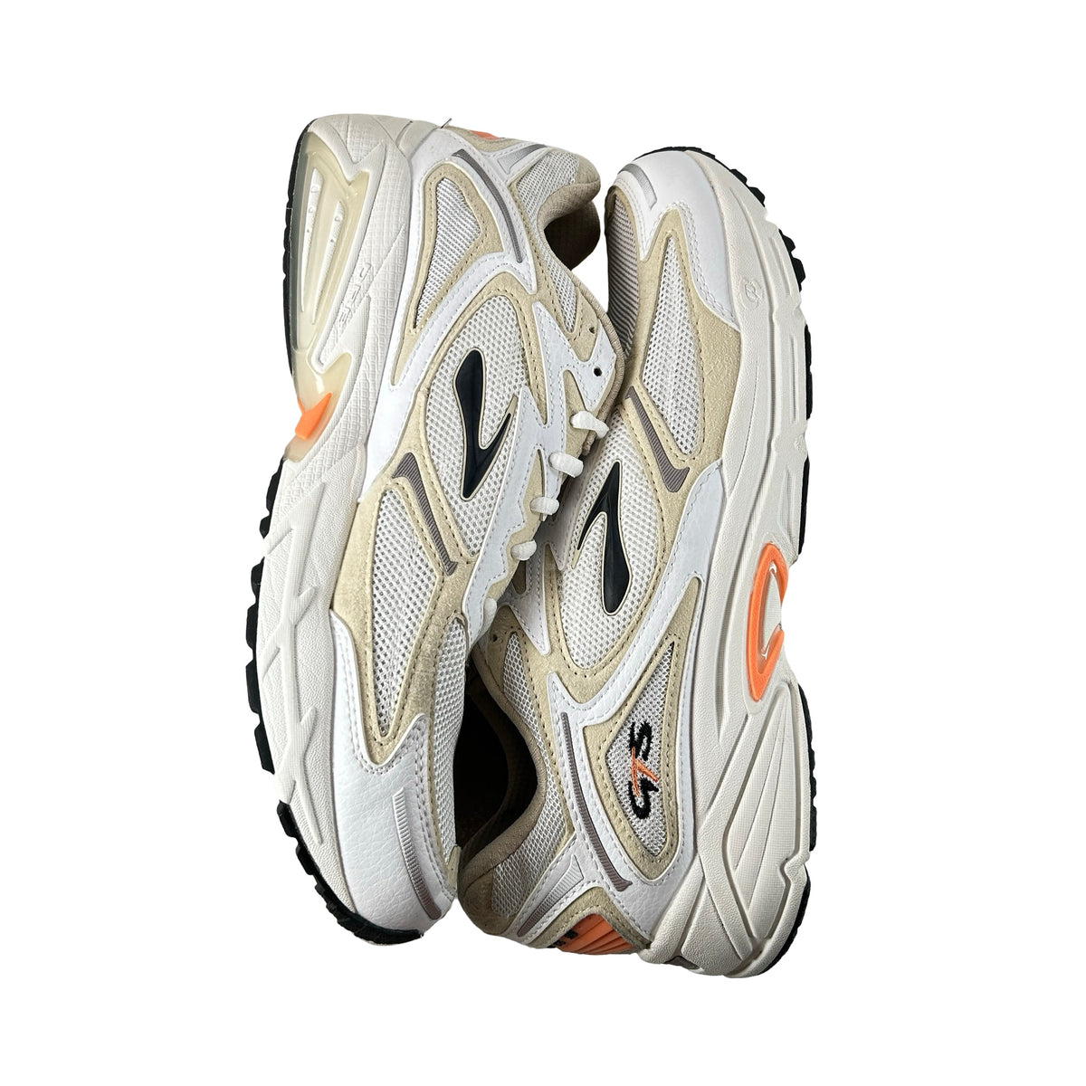 110485 1D 109 Brooks Adrenaline GTS 4 White Fog Nectarine [USED] - 12 M (Used)
