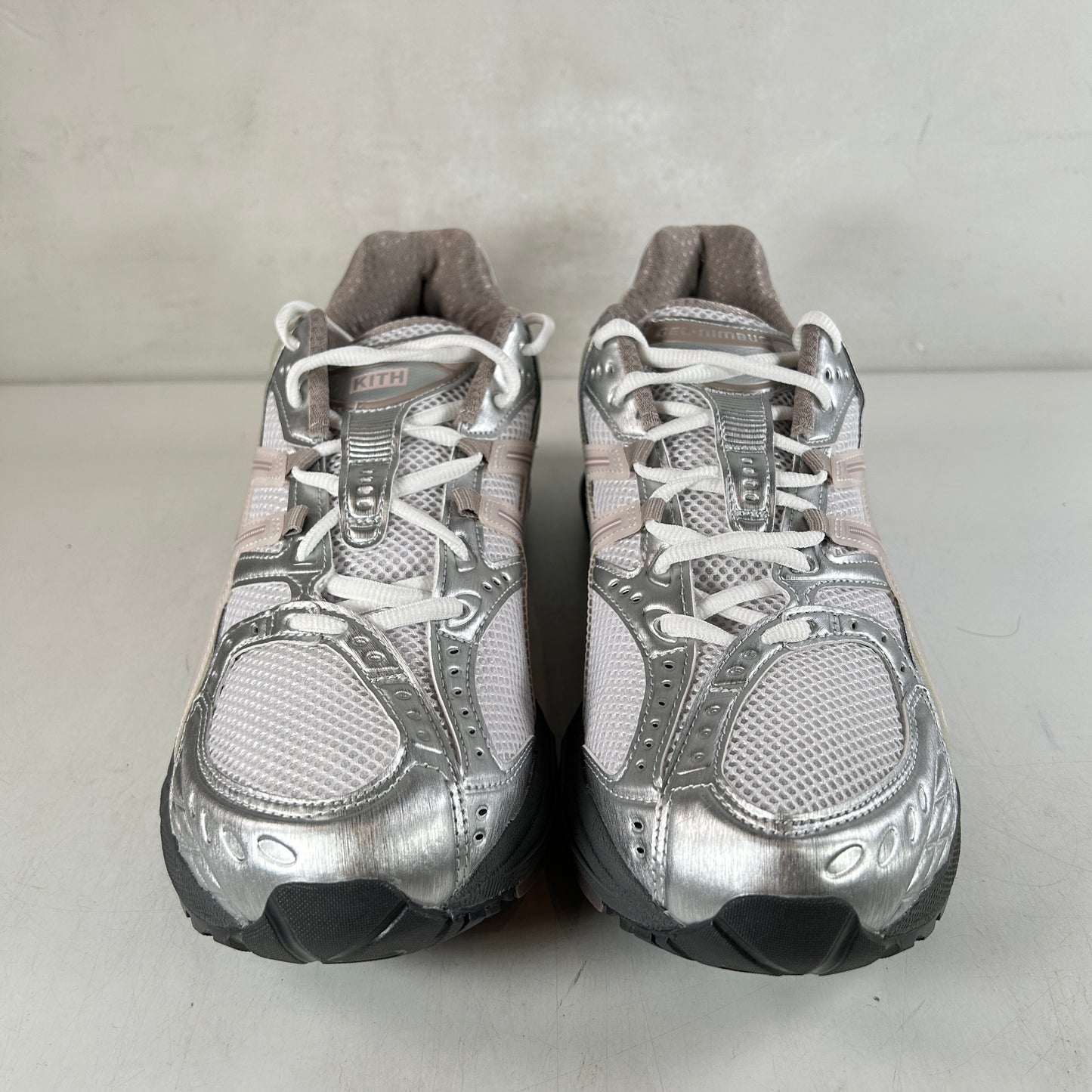 1203A723 100 ASICS Gel-Nimbus 10.1 Kith White Morganite [USED] - 11.5 M (VNDS)
