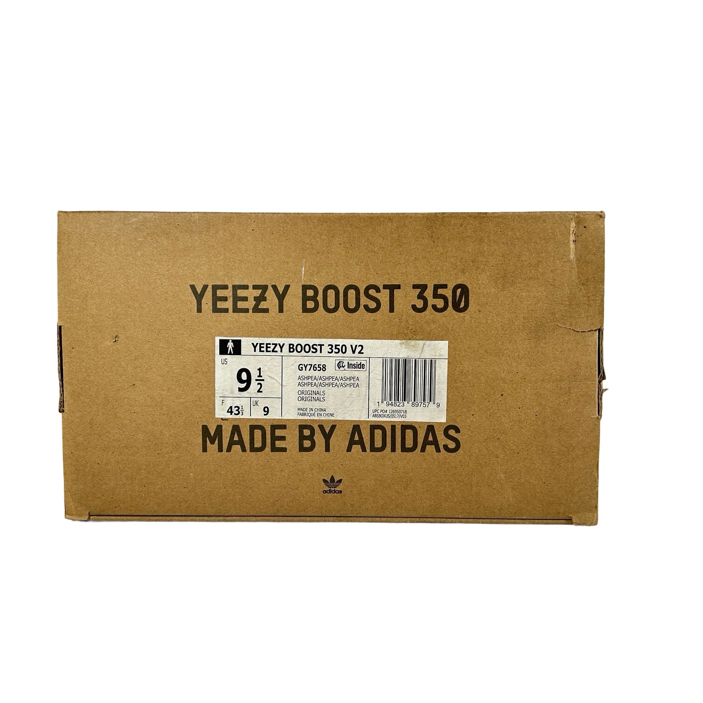 GY7658 adidas Yeezy Boost 350 V2 Ash Pearl [USED] - 9.5 M (Used)