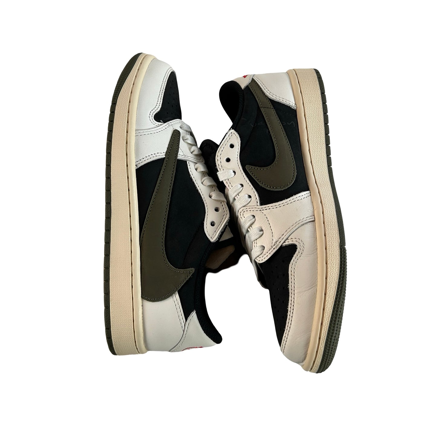 DZ4137 106 Jordan 1 Retro Low OG SP Travis Scott Olive (W) [USED] - 8.5 W (Used3)