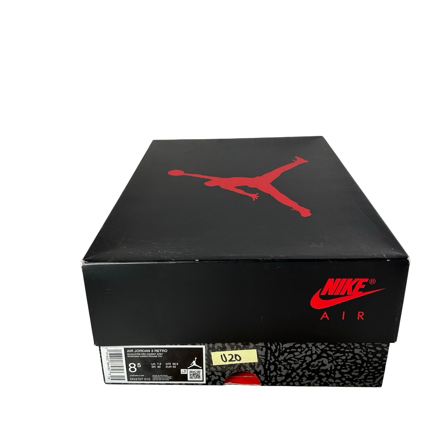 DN3707 010 Jordan 3 Retro Black Cement Reimagined (2024) [USED] - 8.5 M (Used20)