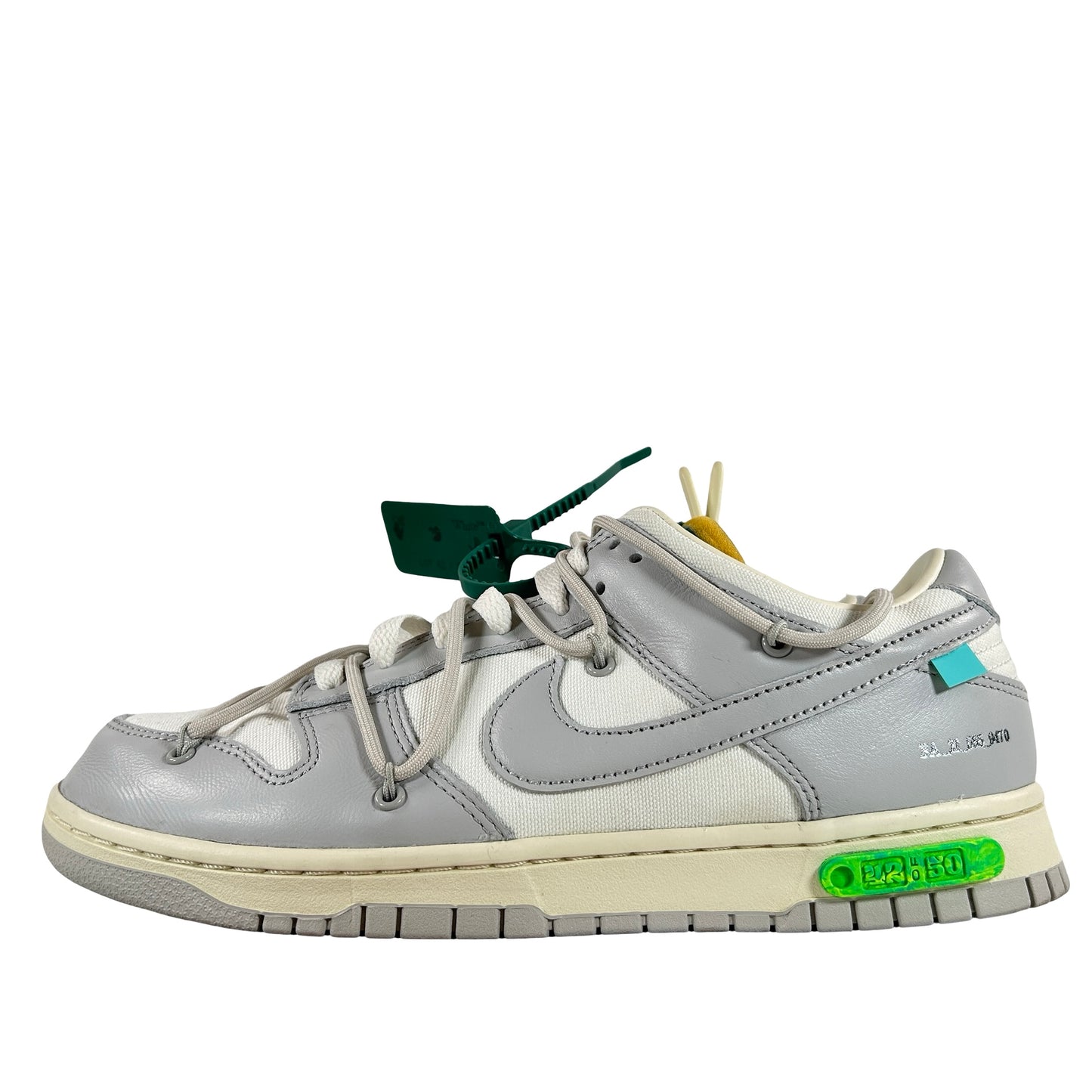 DM1602 117 Nike Dunk Low Off-White Lot 42 [USED] - 10 M (Used)