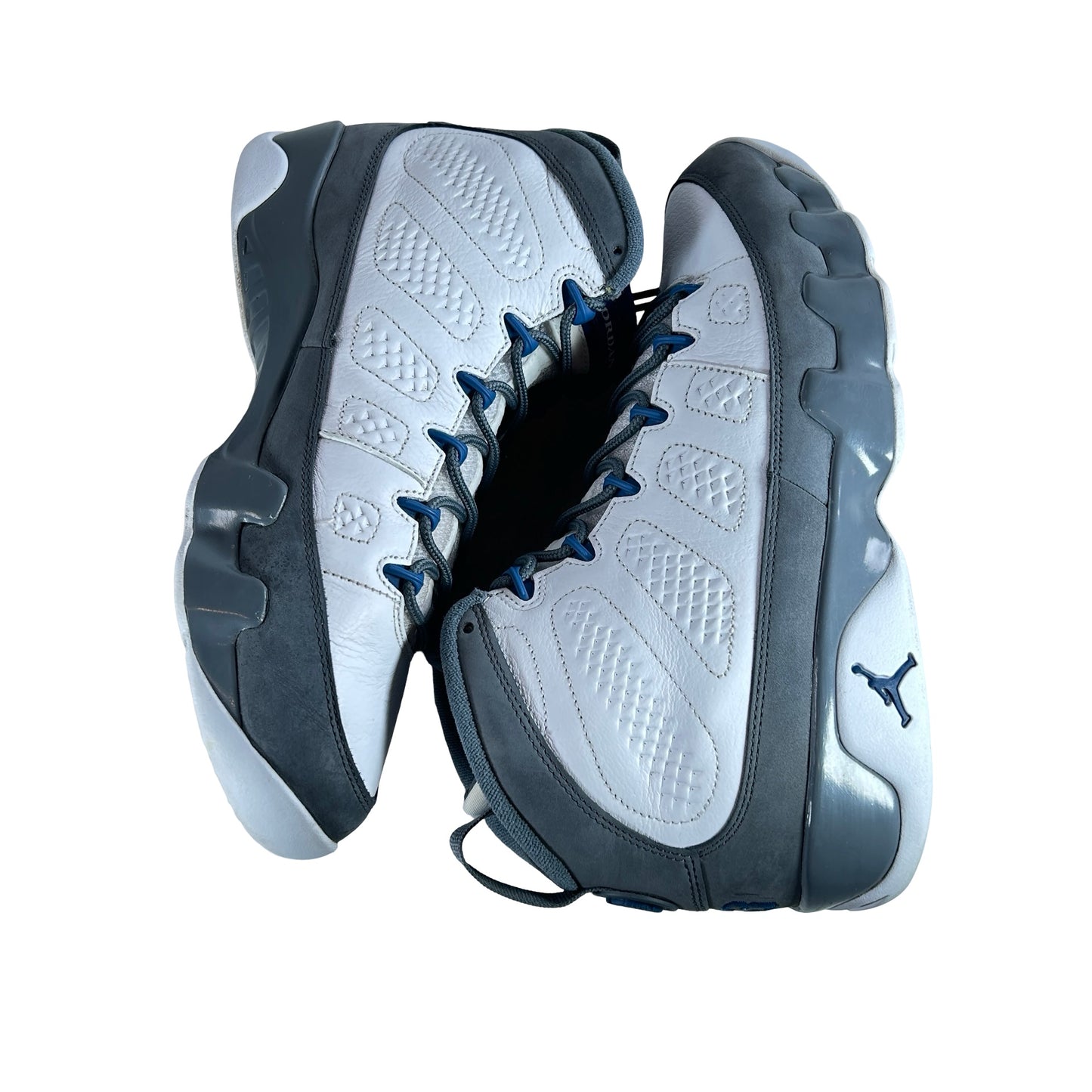 HV4794 100 Jordan 9 Retro Flint Grey French Blue (2026) [USED] - 11.5 M (Used)