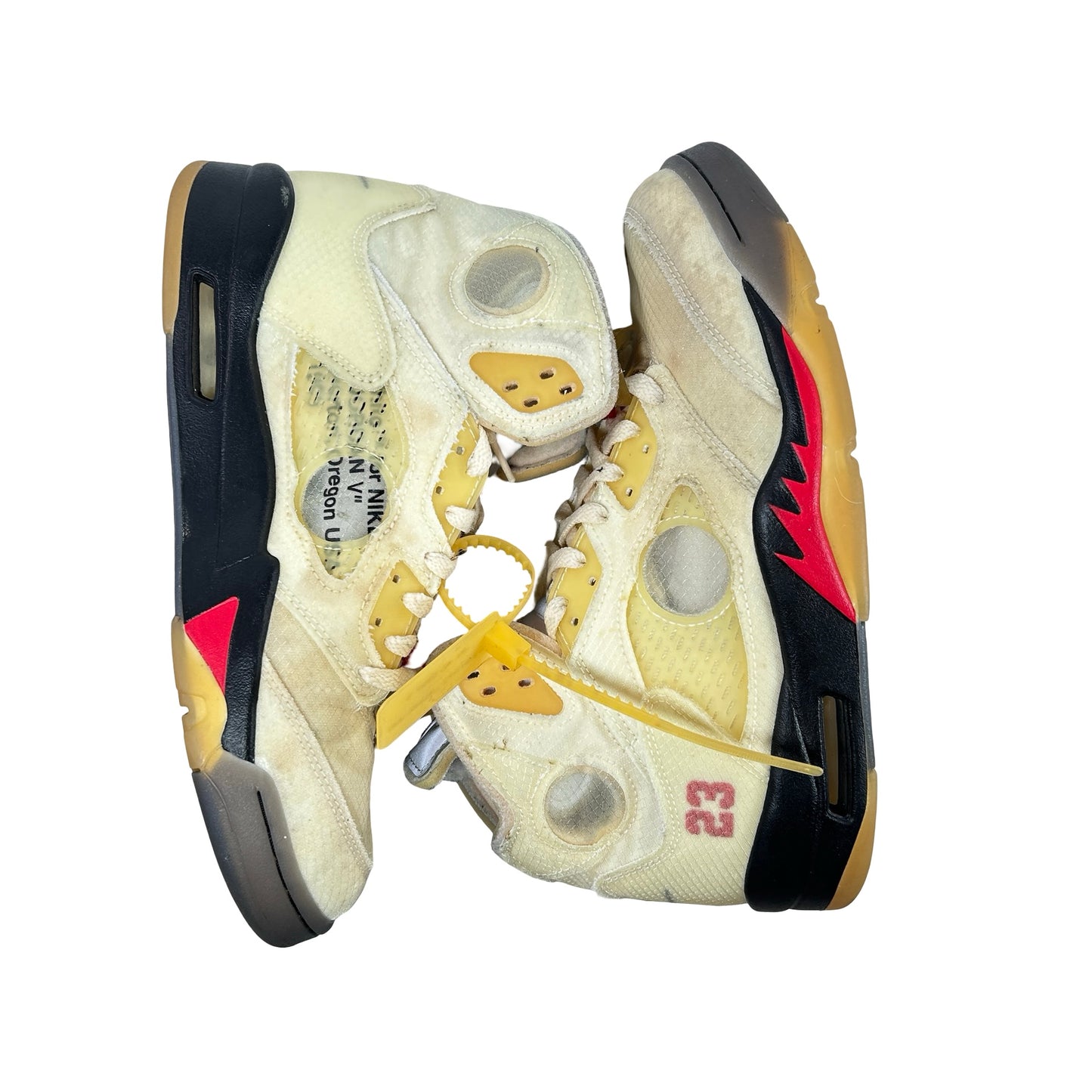 DH8565 100 Jordan 5 Off-White Sail [USED] - 9.5 M (Used3)
