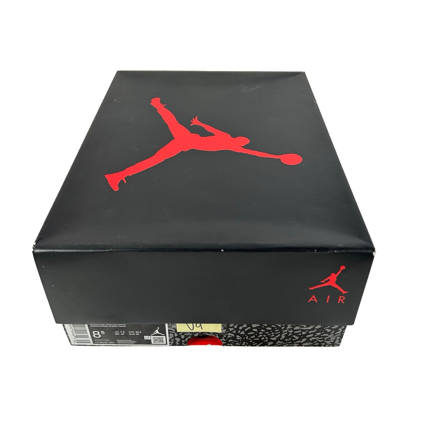 CT8532 001 Jordan 3 Retro Black Cat (2025) [USED] - 8.5 M (Used9)