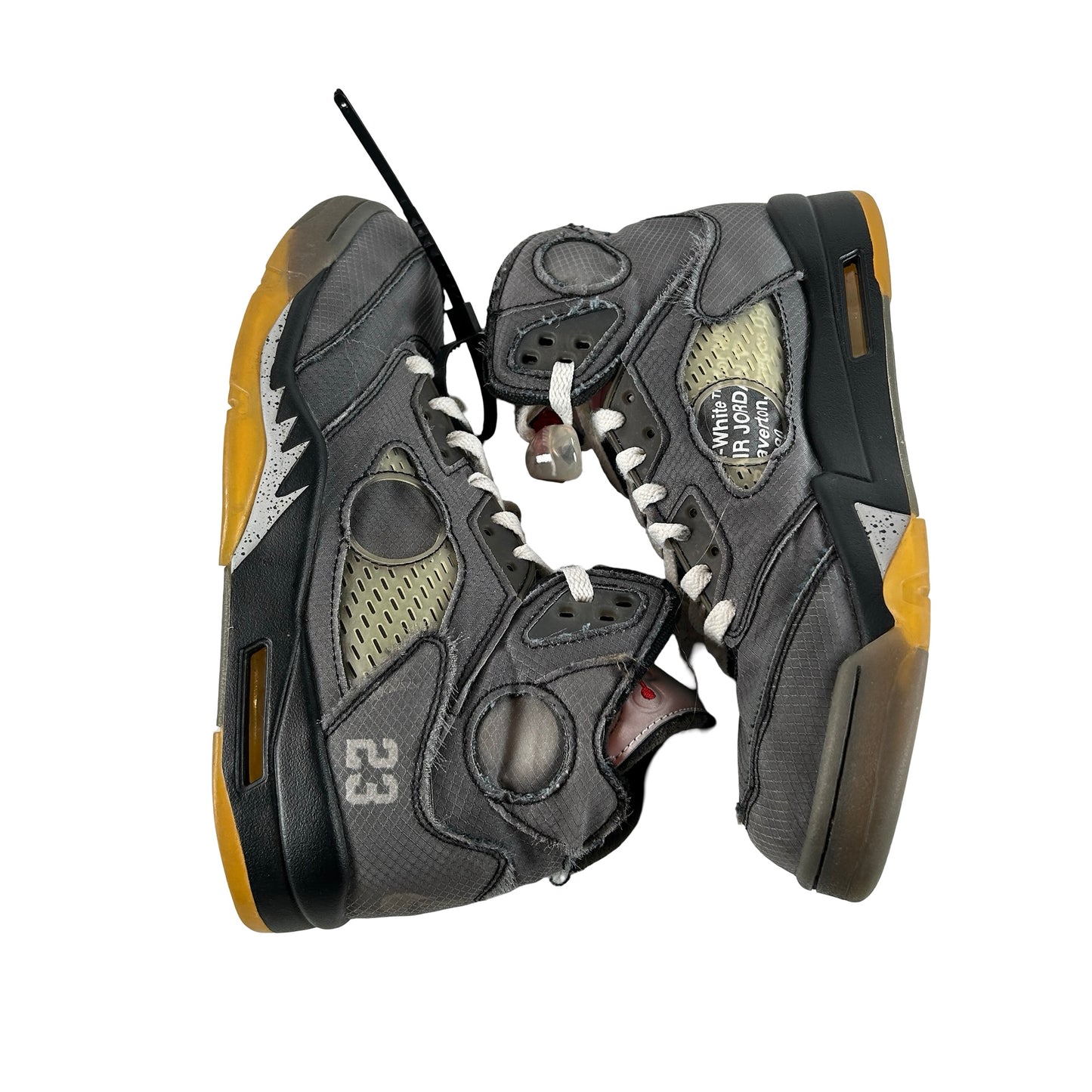 CT8480 001 Jordan 5 Blanco roto Negro