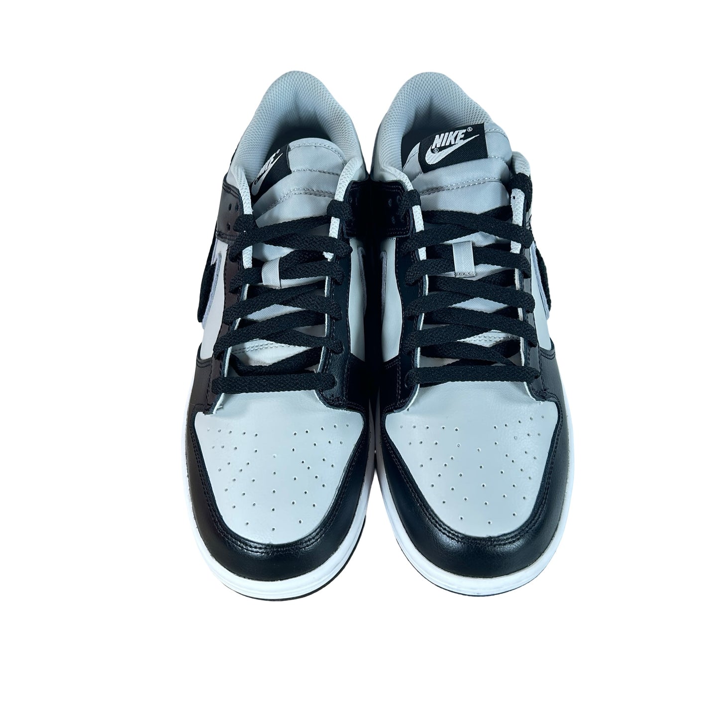 DQ7683 001 Nike Dunk Low Chenille Swoosh Black Grey [USED] - 10.5 M (Used)
