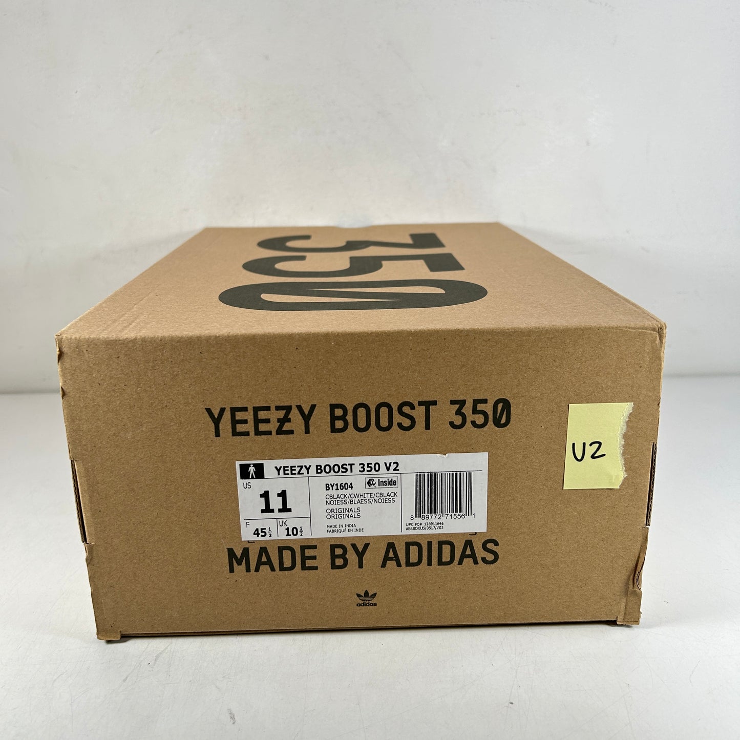 BY1604 adidas Yeezy Boost 350 V2 Core Black White [USED] - 11 M (Used2)