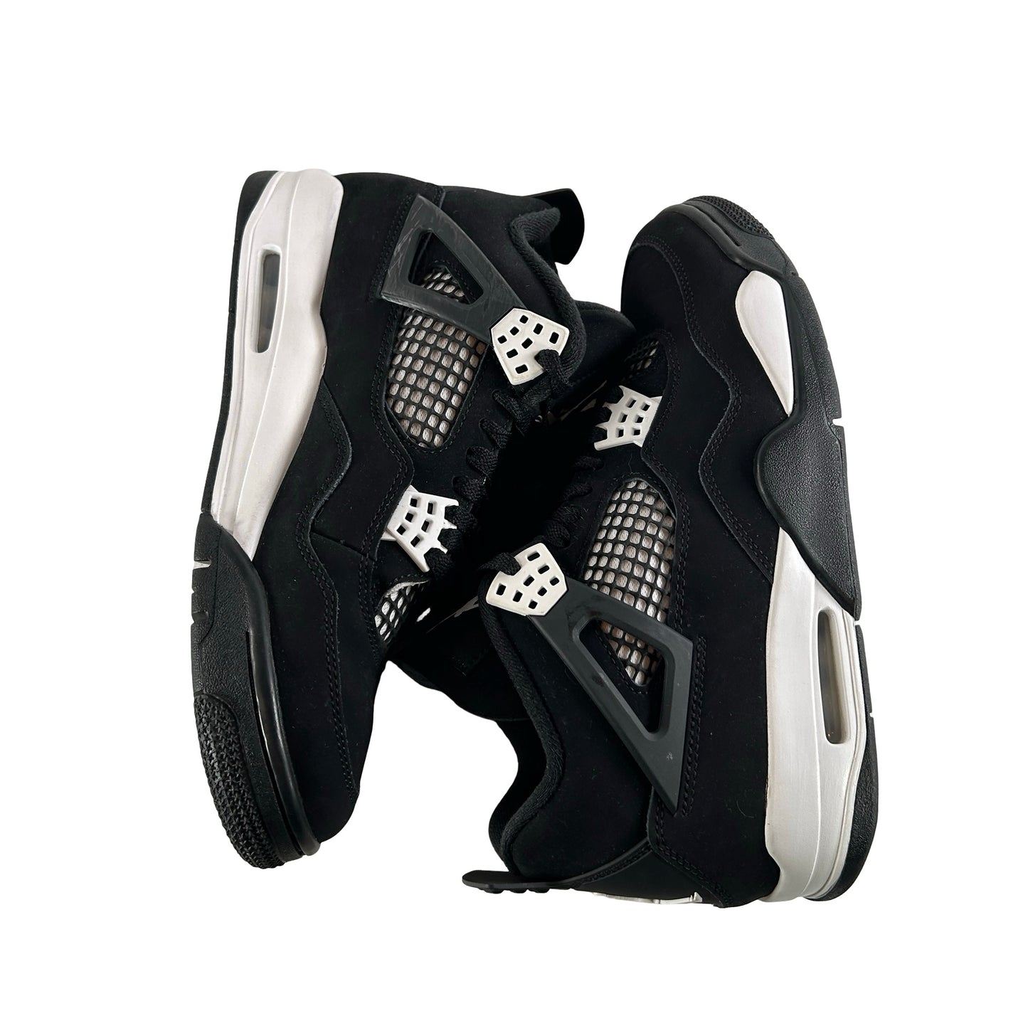 FQ8138 001 Jordan 4 Retro White Thunder [USED] - 9 M (Used) (Replace Box)