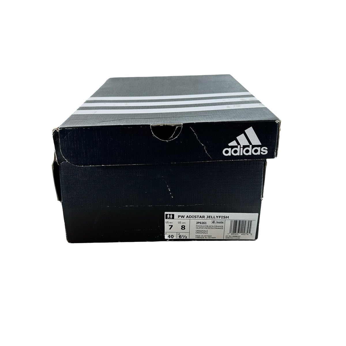JP9261 adidas Adistar Jellyfish Pharrell Williams Focus Olive Orange [USED] - 7 M (Used)