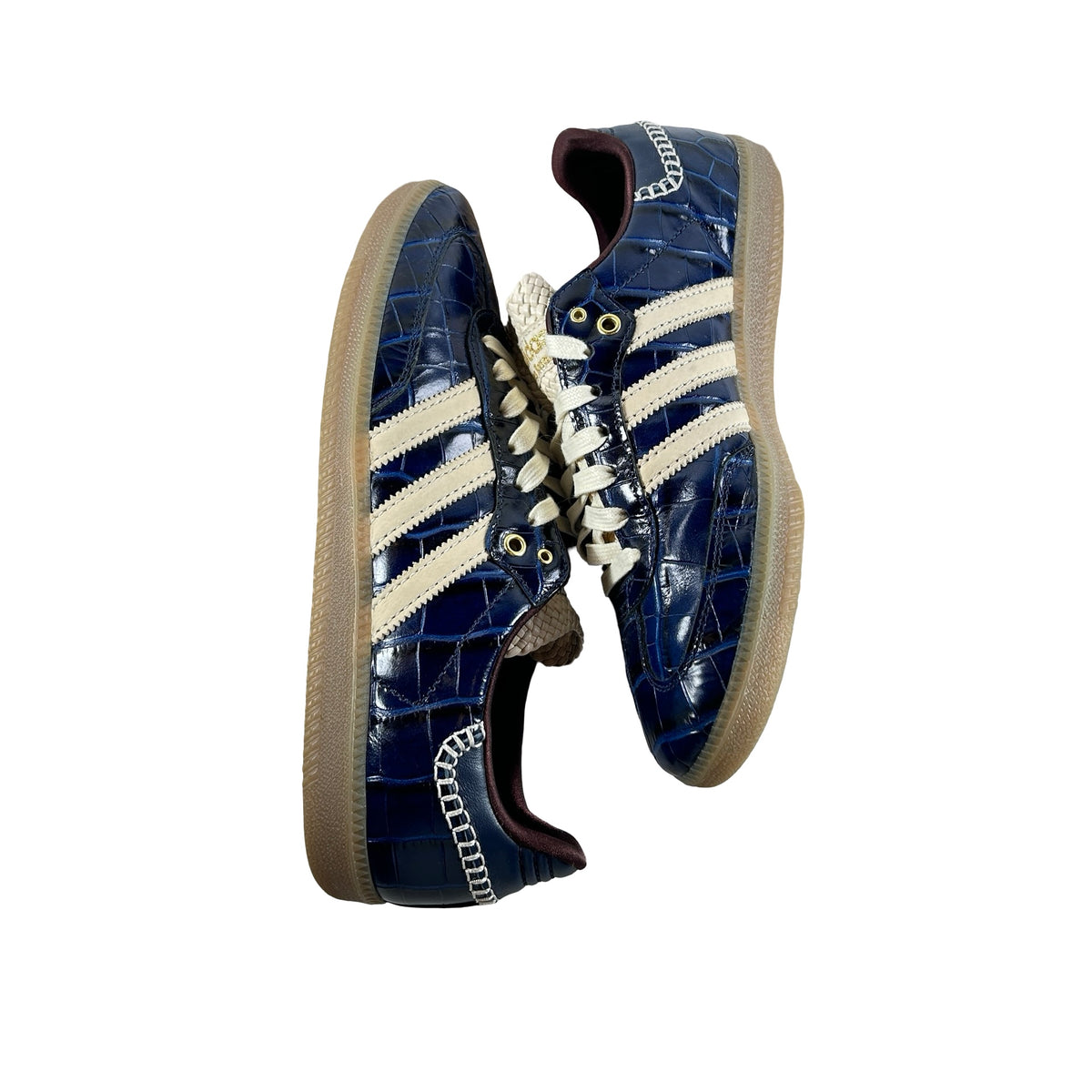 JH9825 adidas Samba Wales Bonner Navy Croc [USED] - 9.5 M (Used)