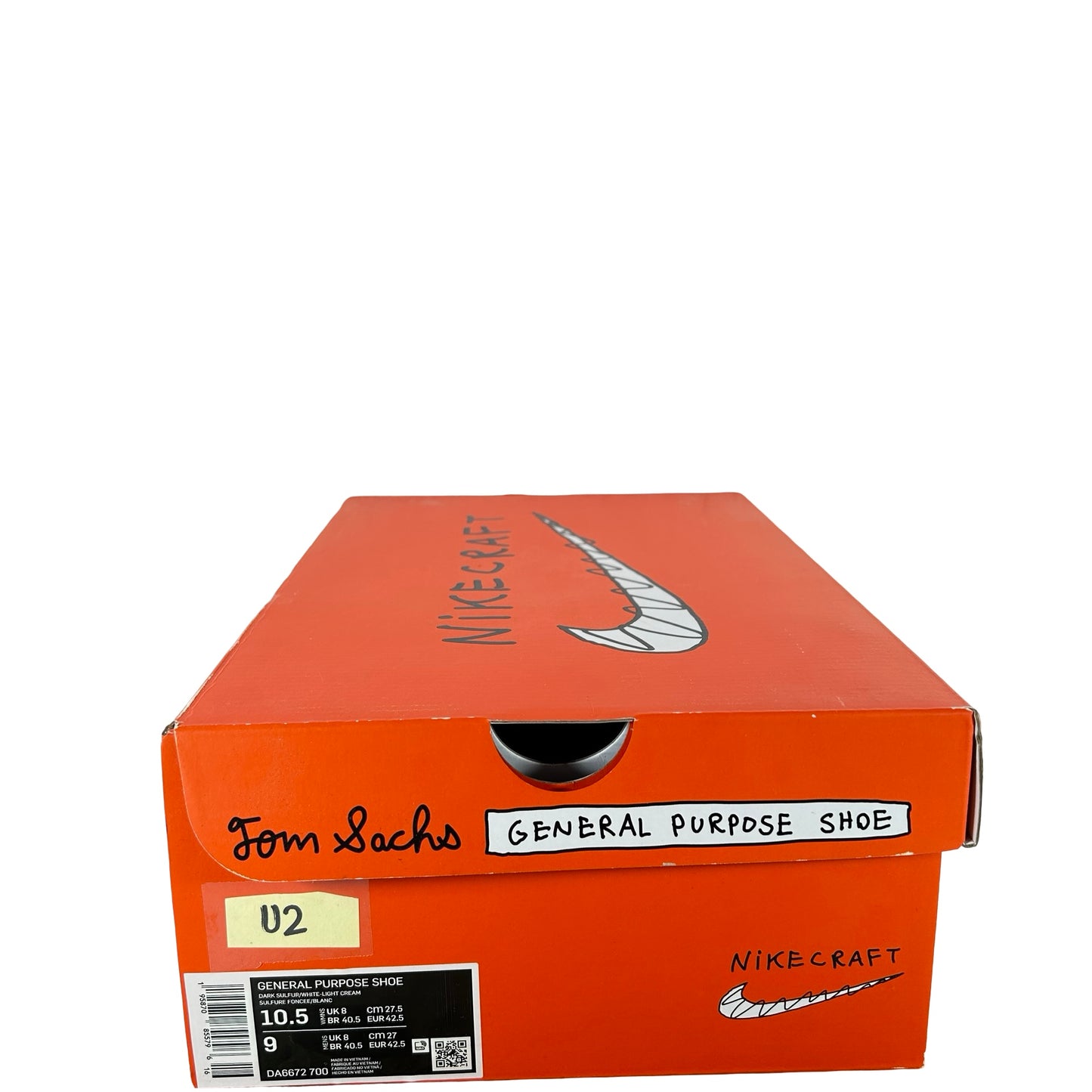 DA6672 700 NikeCraft GPS Tom Sachs Archive Dark Sulfur [USED] - 10.5 W (Used2)