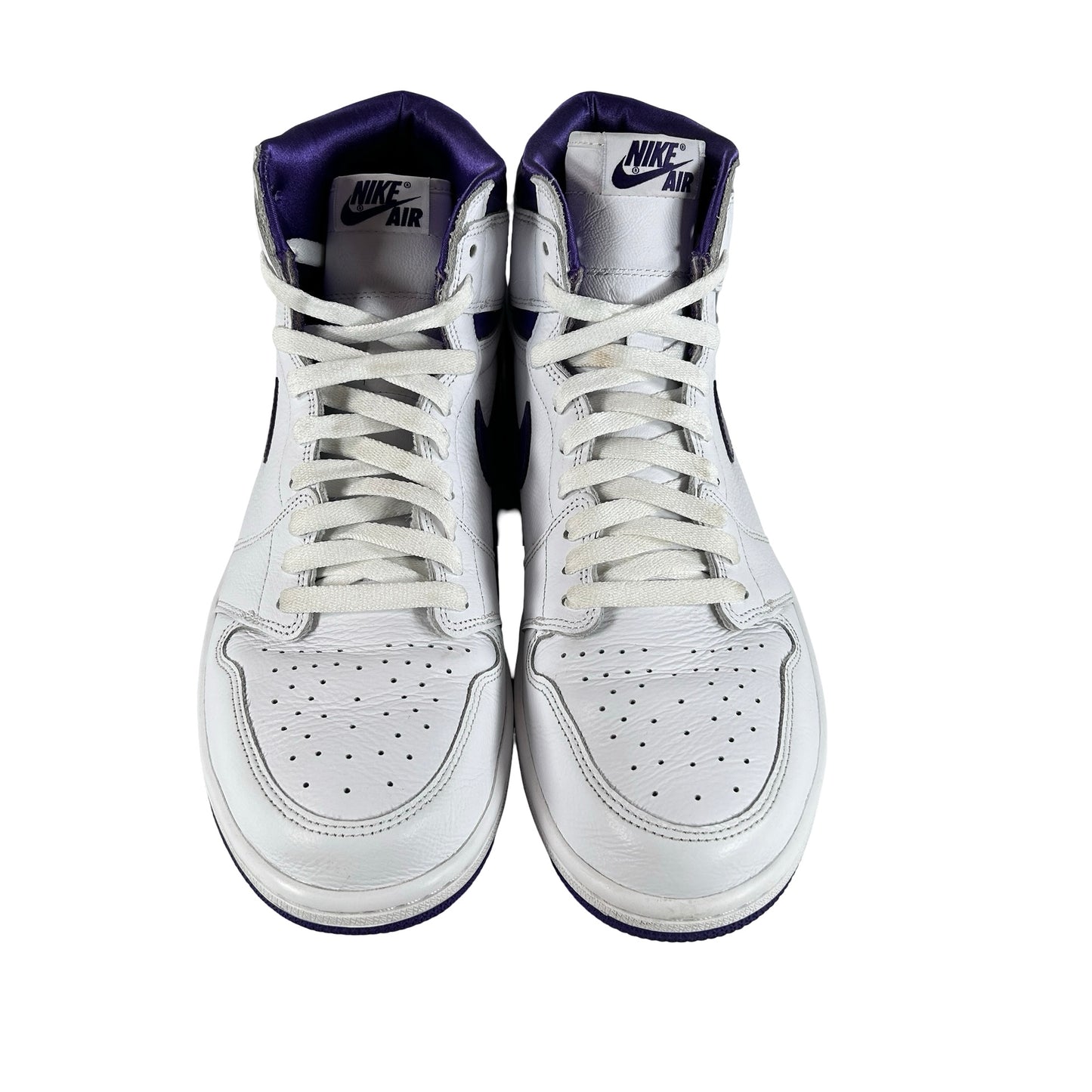 CD0461 151 Wmns Jordan 1 Retro High Court Purple [USED] - 12 W (Used)