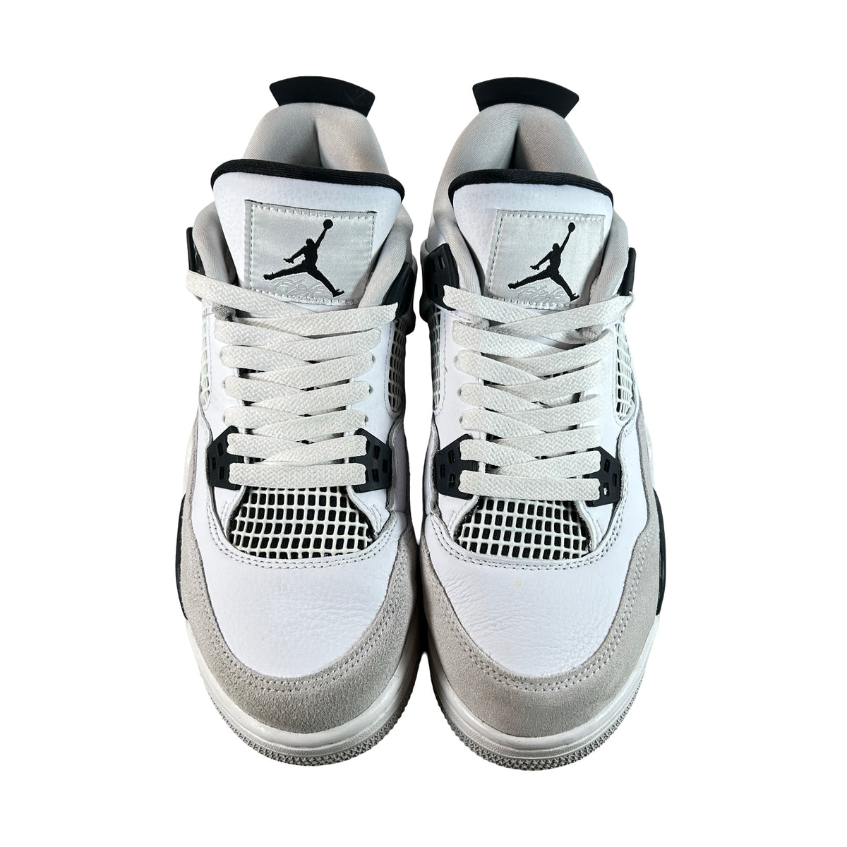 408452 111 Jordan 4 Retro Military Black (GS) [USED] - 7 Y (Used)