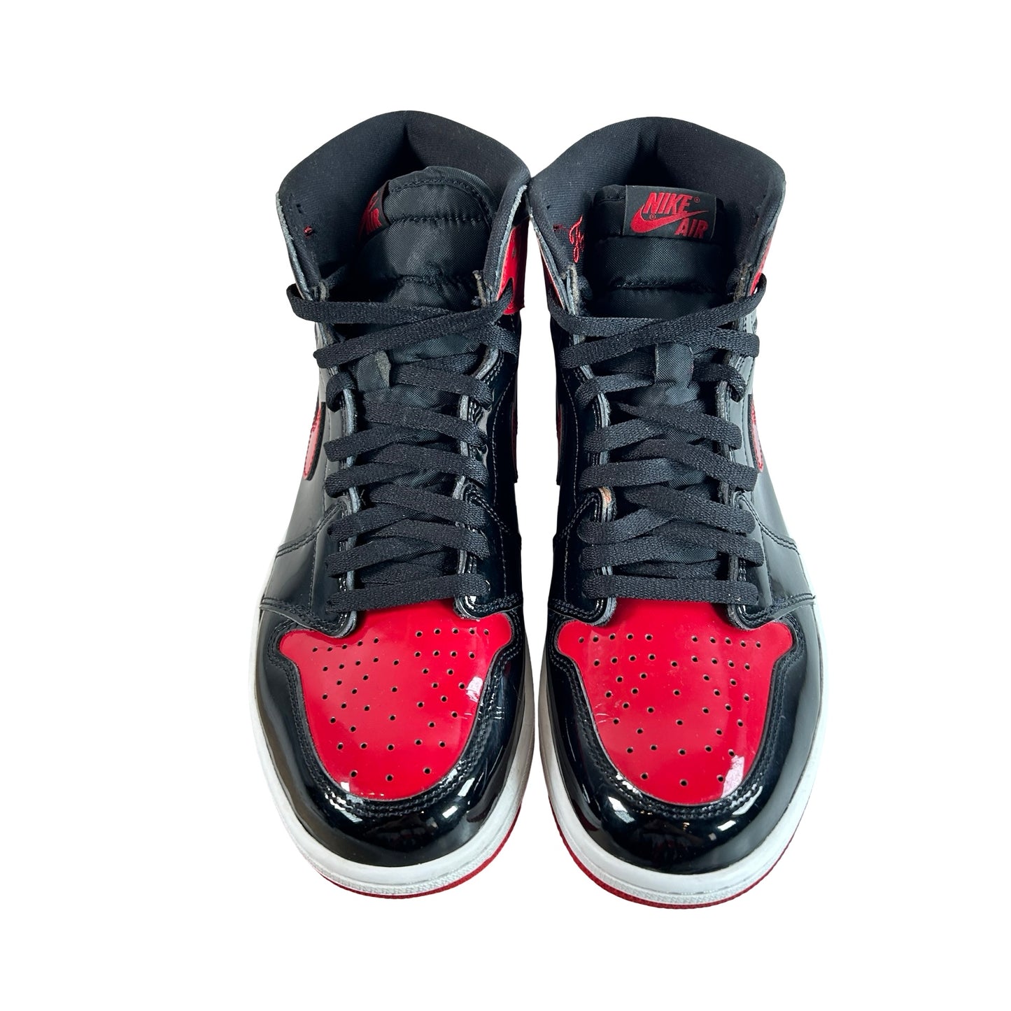 555088 063 Jordan 1 Retro High OG Patent Bred [USED] - 11 M (Used3) (No Box3)
