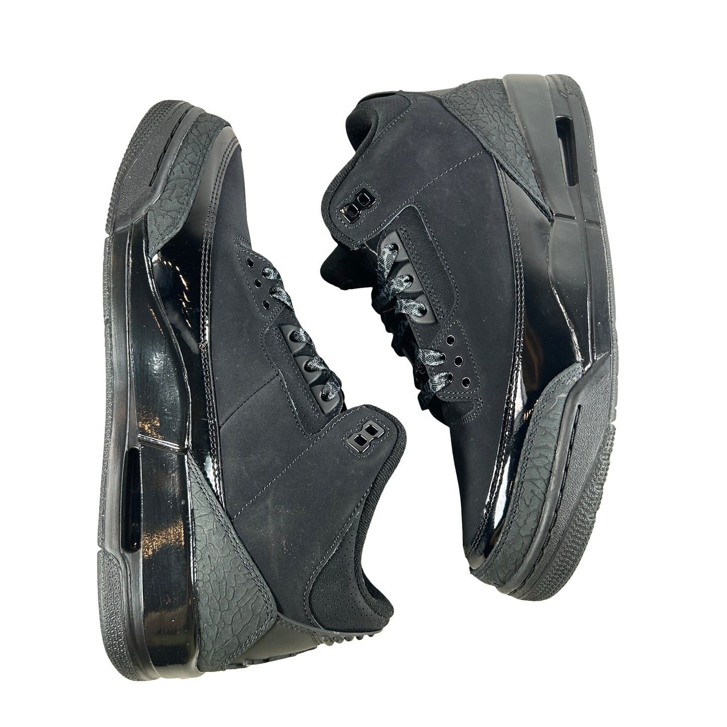 CT8532 001 Jordan 3 Retro Black Cat (2025) [USED] - 9.5 M (Used10) (No Insoles)