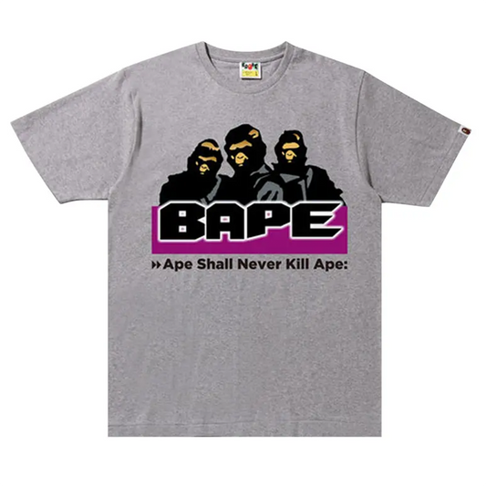 BAPE Archive Graphic Tee #8 'Grey' [USED] - 2XL (Used)