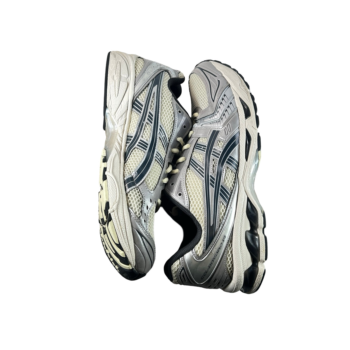 1203A740 101 ASICS Gel-Kayano 14 Silver Papaya [USED] - 12 M (Used)
