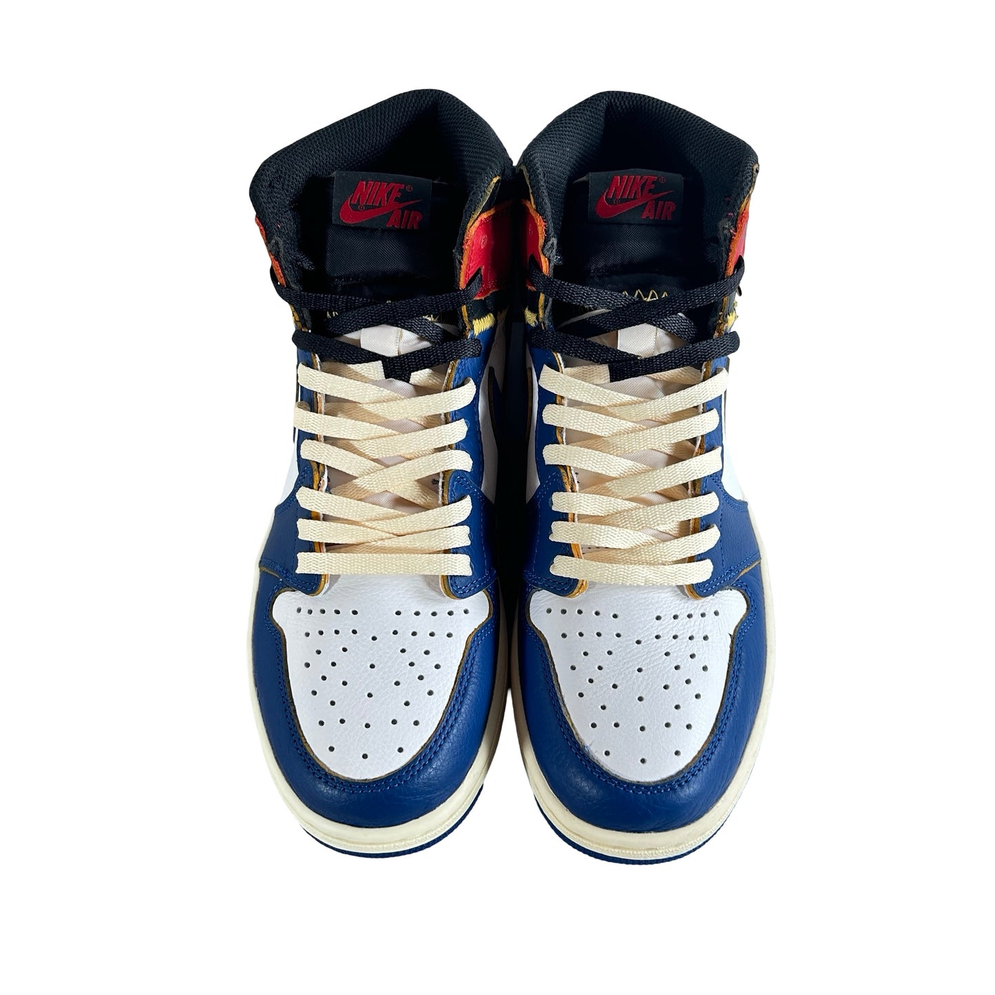 BV1300 146 Jordan 1 Union Storm Blue Toe [USED] - 9 M (Used) (Replace Box)